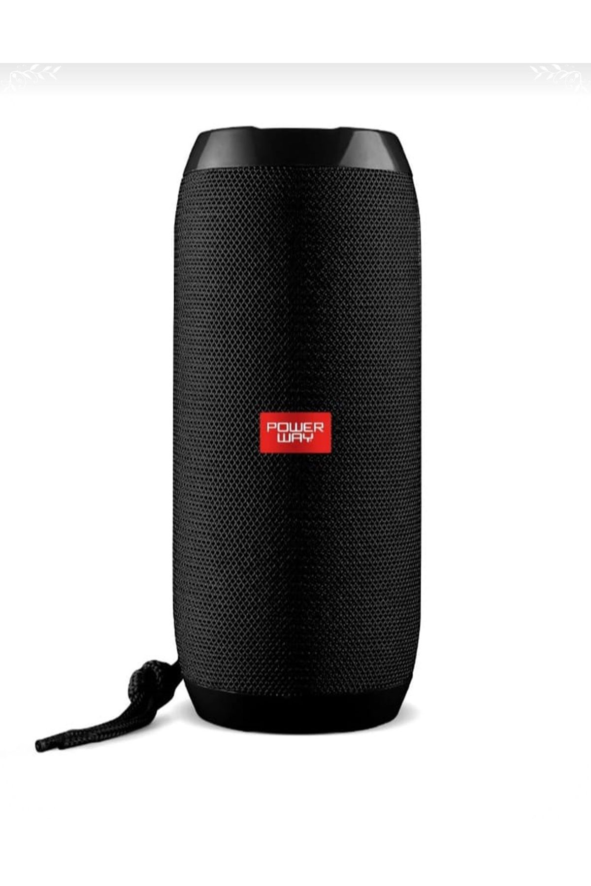 LOVİTESHOP Powerway Wrx01 90 Db Sd Kart Aux Usb Girişli Siyah Kablosuz Bluetooth Speaker Hoparlör Ses Bombası