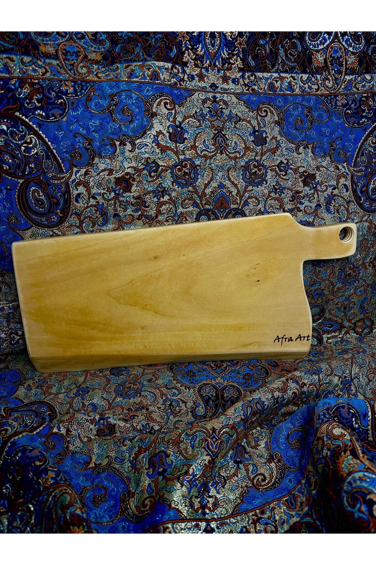 AFRAART Ahşap Kesme Ve Sunum Tahtası / 47x23x3