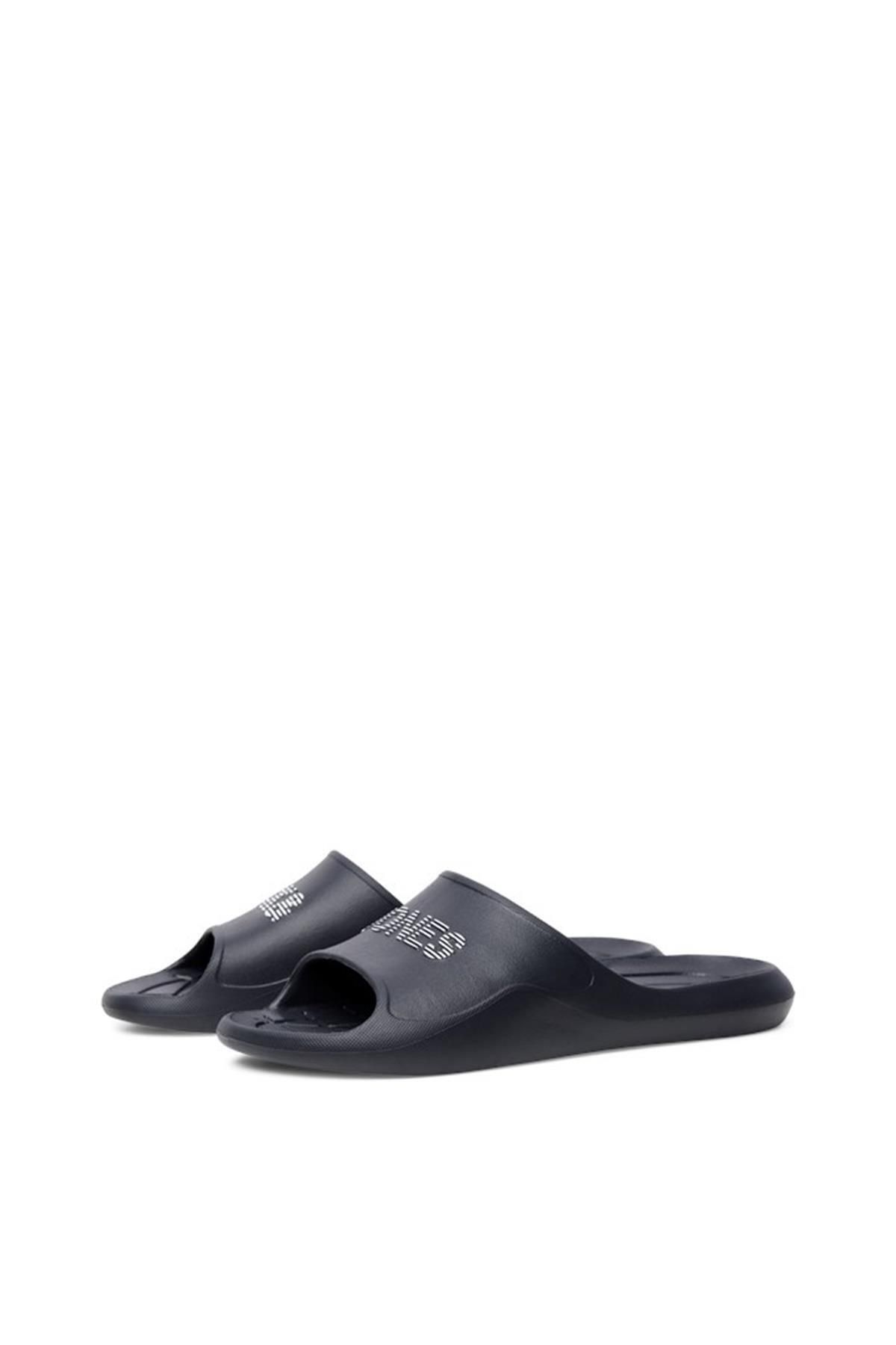 دمپایی سیاه مردانه Jack Jones جک و جونز JFWarrix قالب کشویی آنتراسیت Jack & Jones