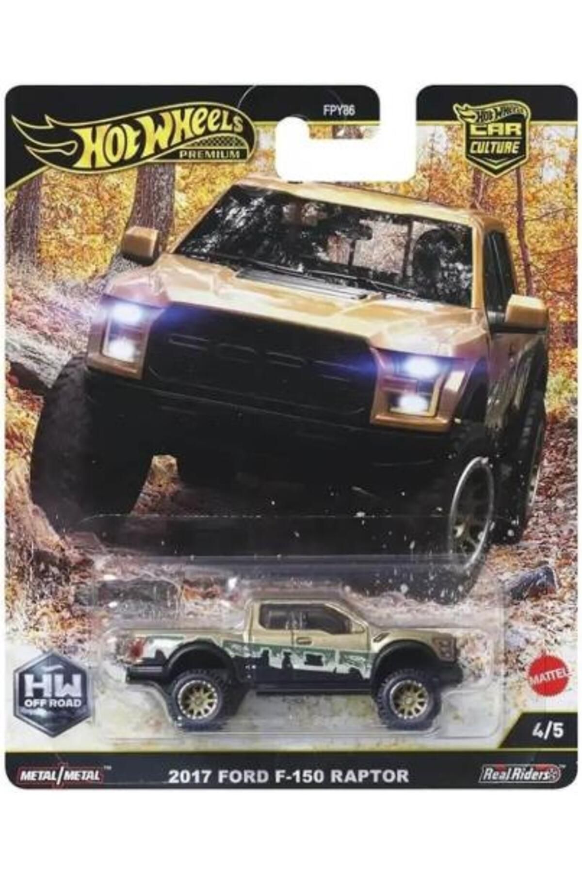 HOT WHEELS Premium Car Culture Off Road 2017 Ford F-150 Raptor JBK70