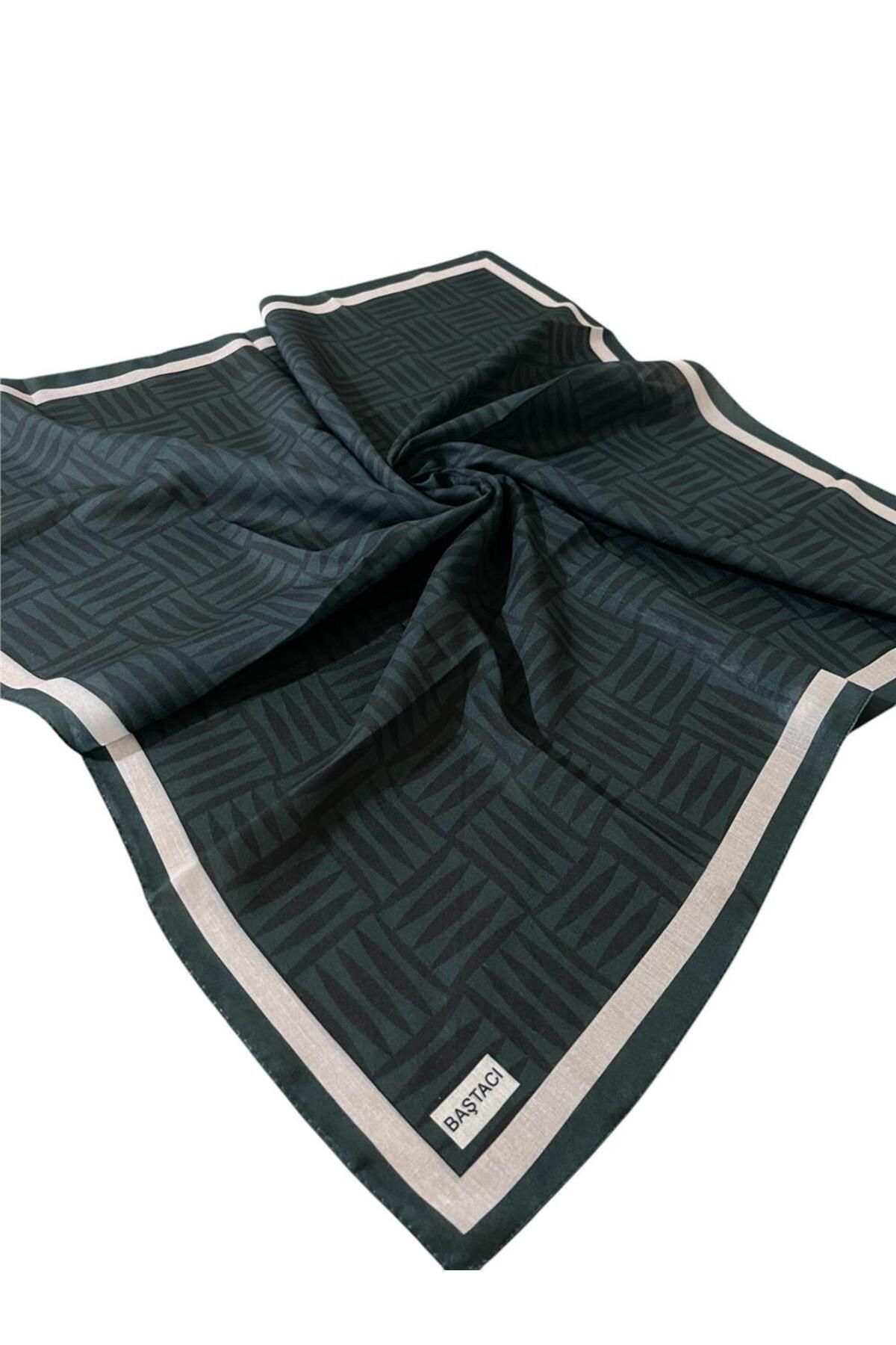 Baştacı BAŞTACI SOFT 0196 KOYU YEŞİL EŞARP