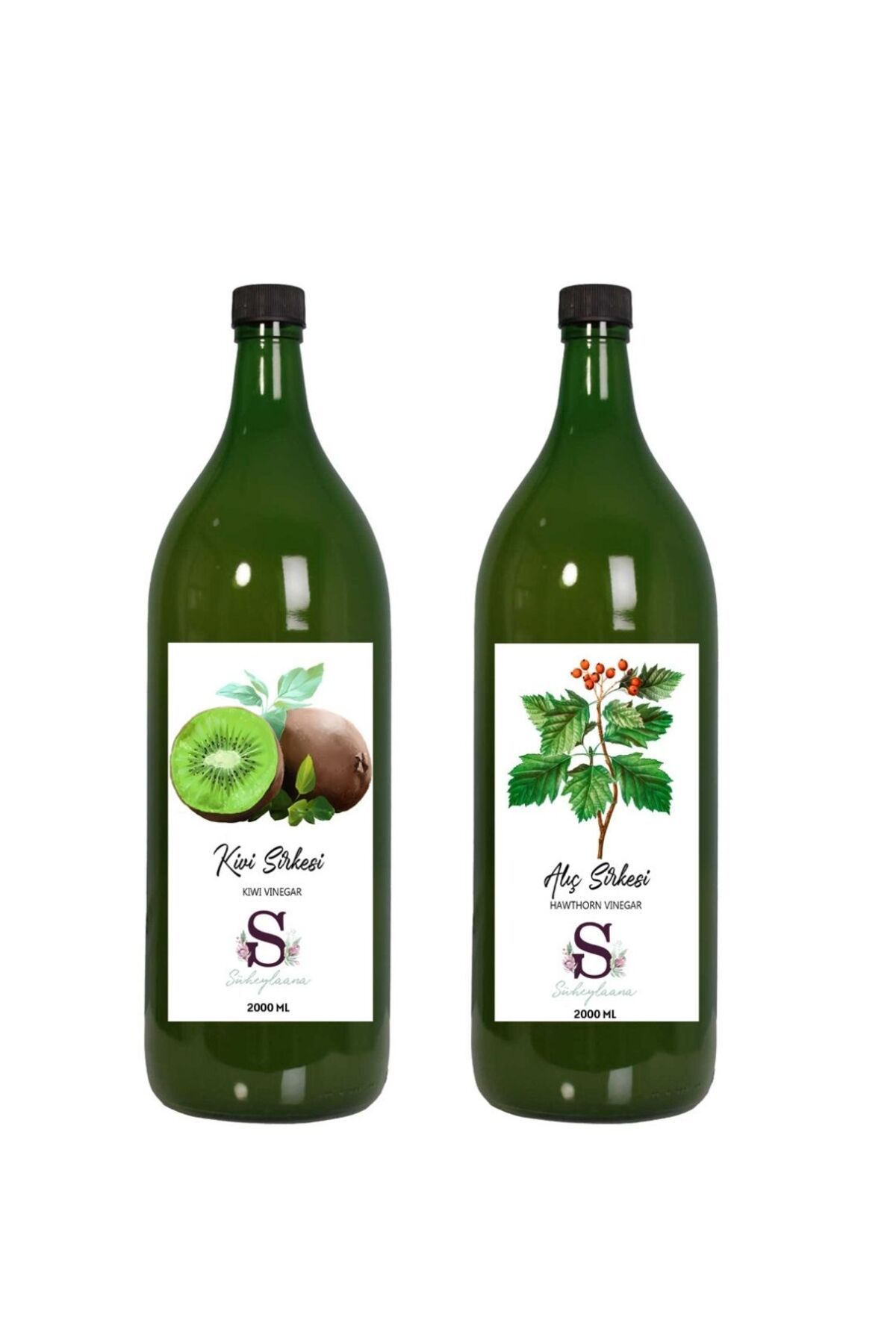 Süheylaana Doğal Kivi Sirkesi 2000 Ml - Doğal Alıç Sirkesi 2000 Ml