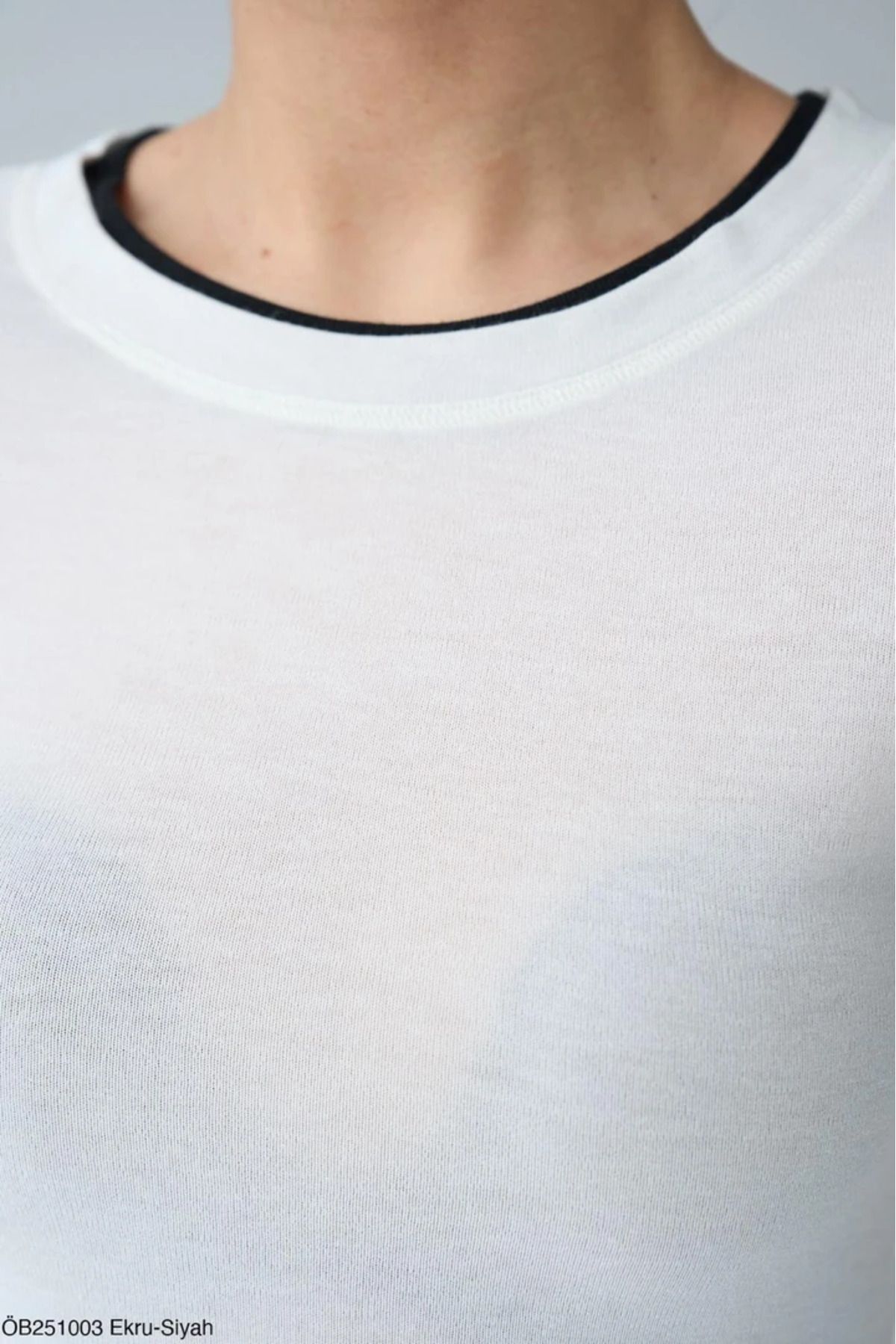 Qu Style BİSİKLET YAKA DÜZ BODY