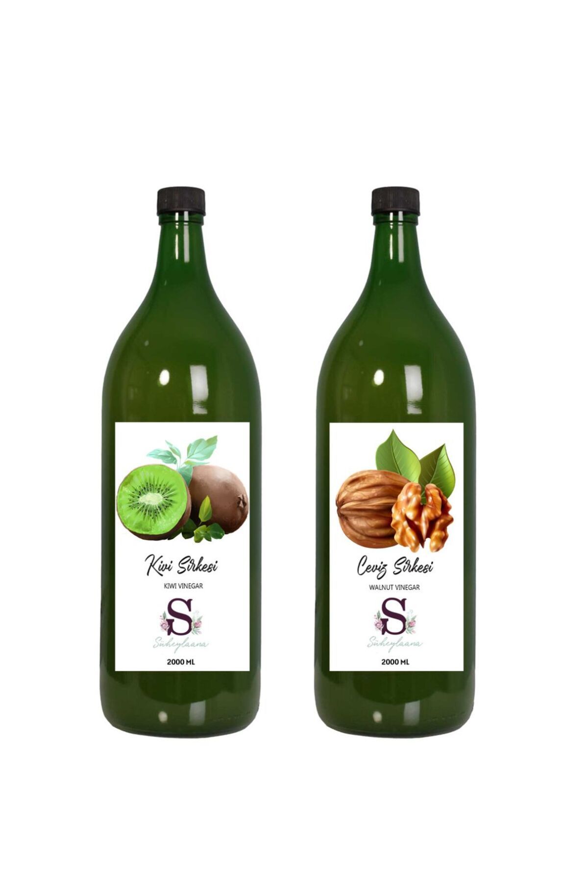 Süheylaana Doğal Kivi Sirkesi 2000 Ml - Doğal Ceviz Sirkesi 2000 Ml