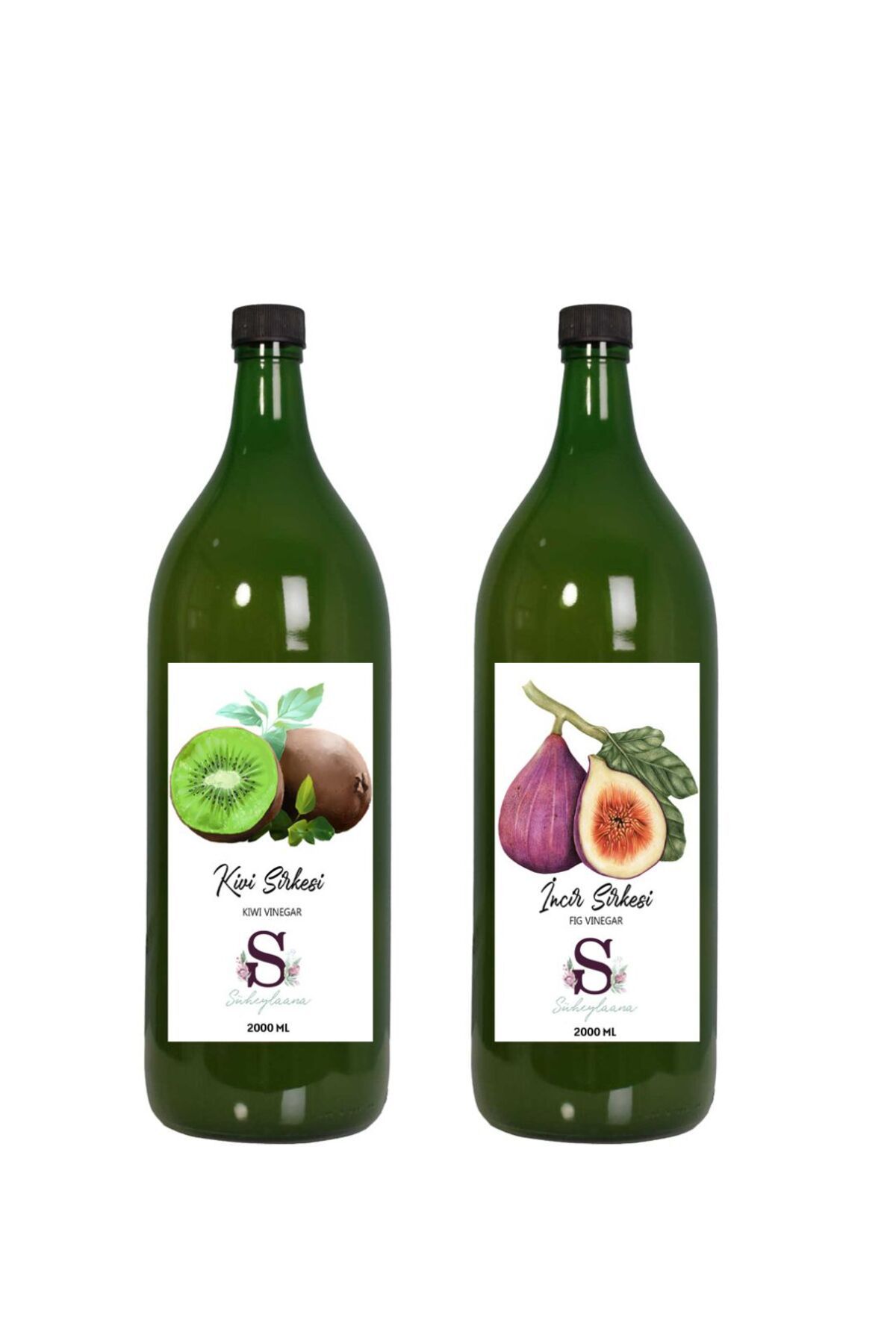 Süheylaana Doğal Kivi Sirkesi 2000 Ml - Doğal İncir Sirkesi 2000 Ml