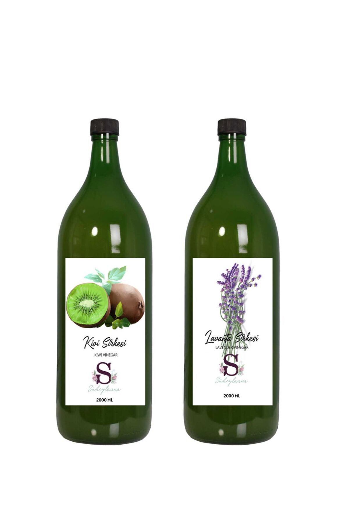 Süheylaana Doğal Kivi Sirkesi 2000 Ml - Doğal Lavanta Sirkesi 2000 Ml