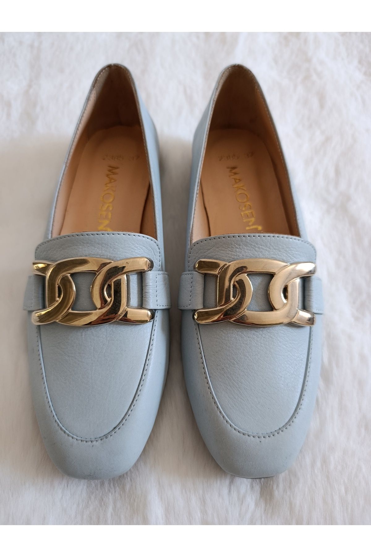 Ay Shoes Kadın Deri Babet 34-42 Numara
