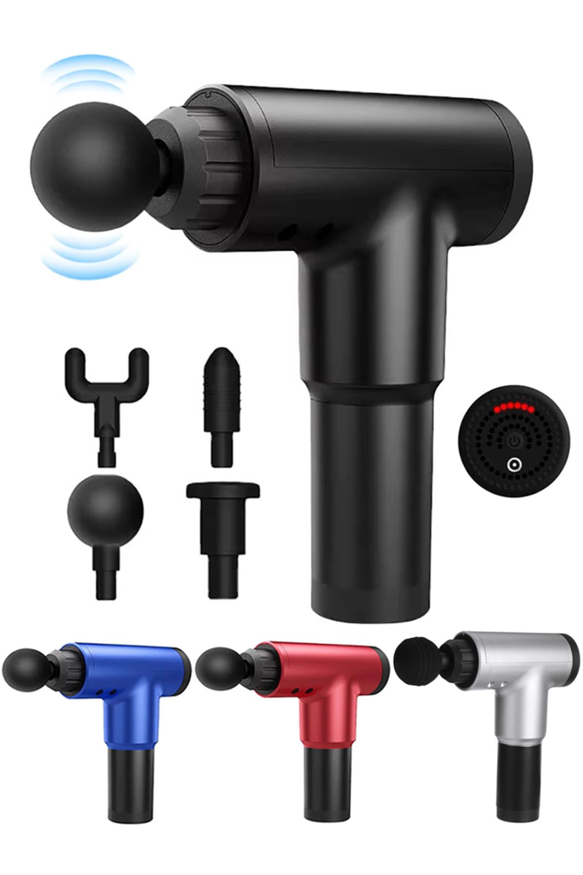 Tntech 6 Masaj Başlıklı, Ergonomik Gövde, Spor Sonrası Kas Rahatlatıcı Masaj Aleti - TNT-320