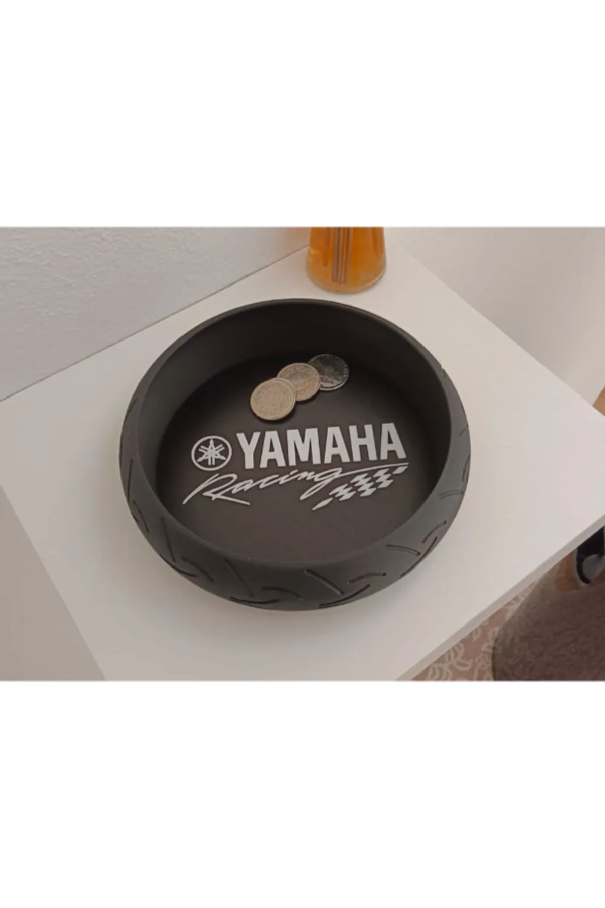 3d model s Yamaha Racing Anahtarlık ve Bozuk Para Kabı – 3D Baskı Organizer