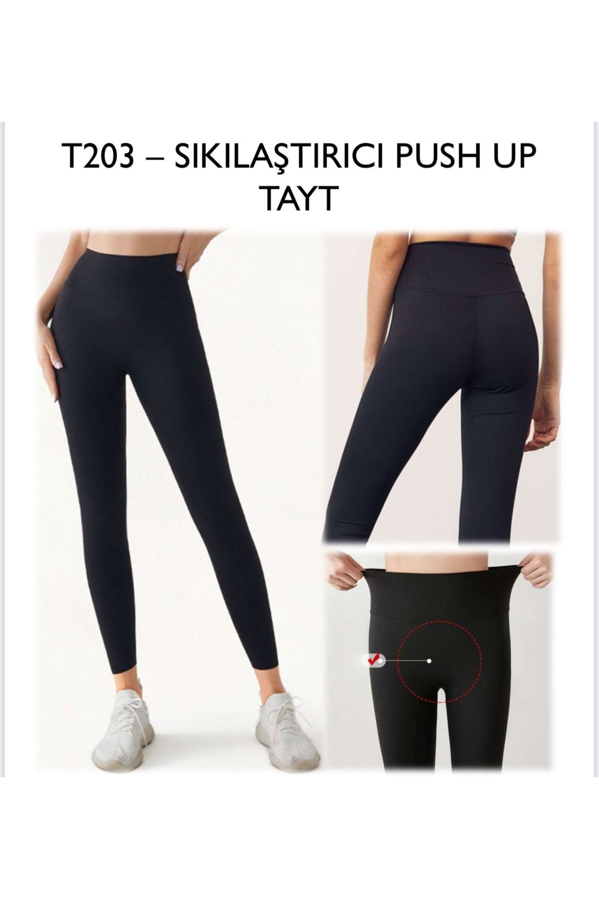 Belvü Sıkılaştırıcı Push Up Tayt T203