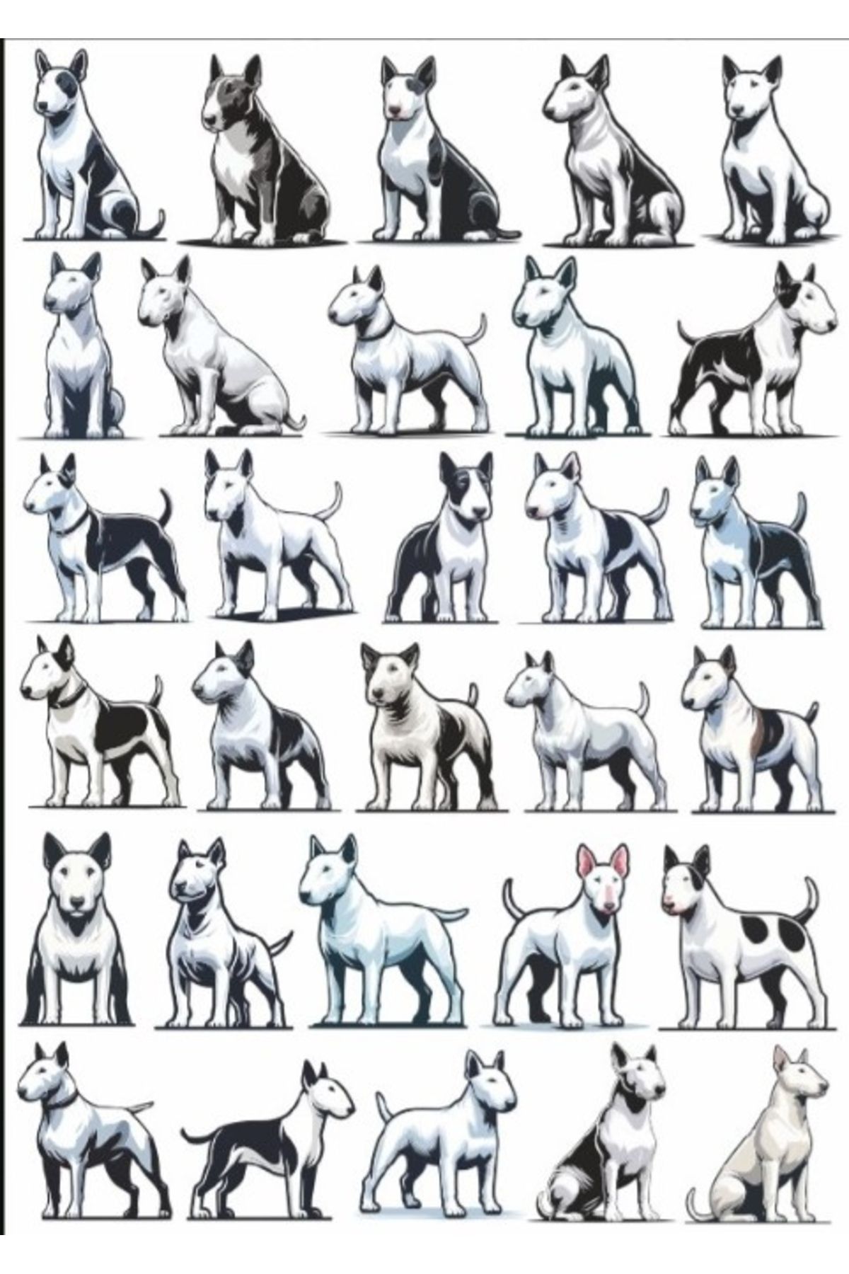 Reysa Tasarım Köpek Sticker Set