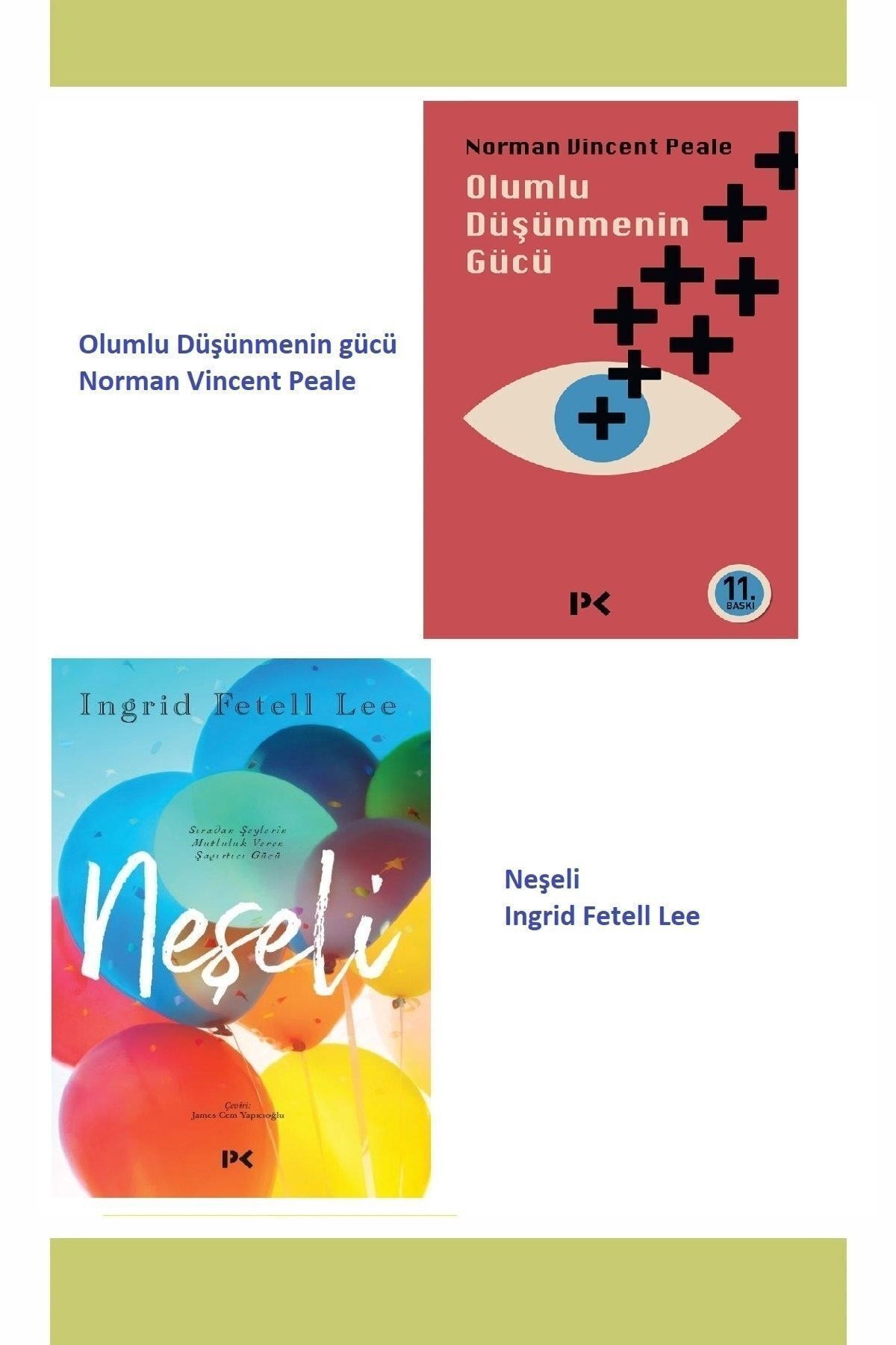 Profil Kitap Olumlu Dünmenin Gücü - Neşeli 2'li set