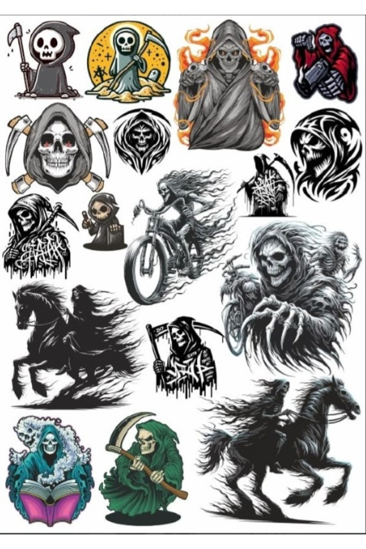 Reysa Tasarım İskelet Sticker Set