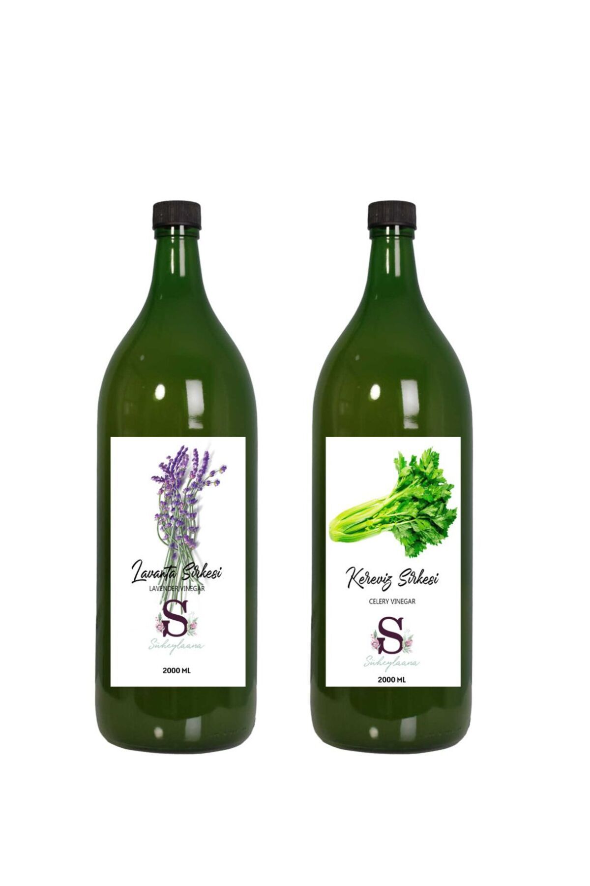 Süheylaana Doğal Lavanta Sirkesi 2000 Ml - Doğal Kereviz Sirkesi 2000 Ml