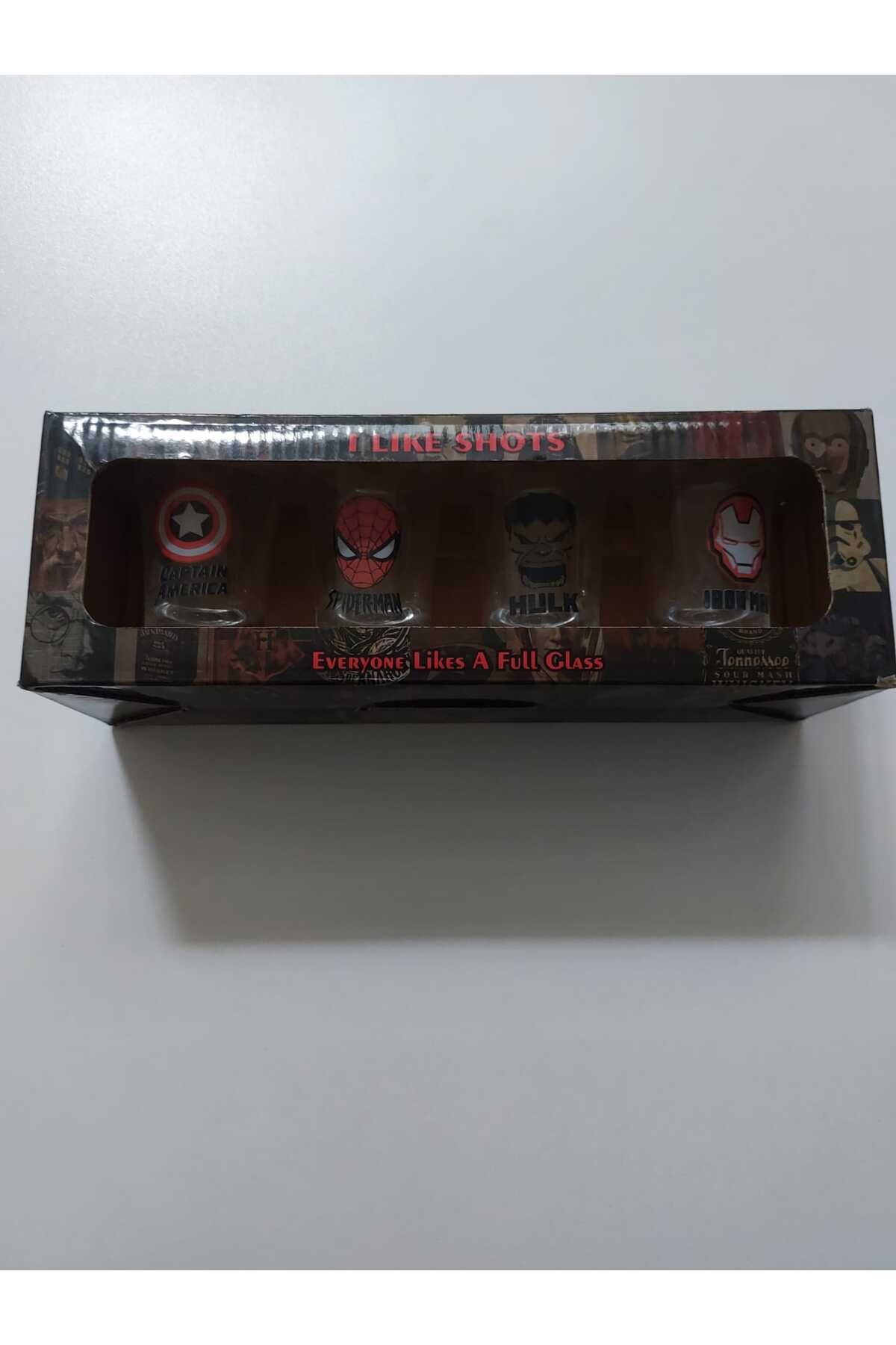 M.C Mini Shot Bardak America 4'lü Set