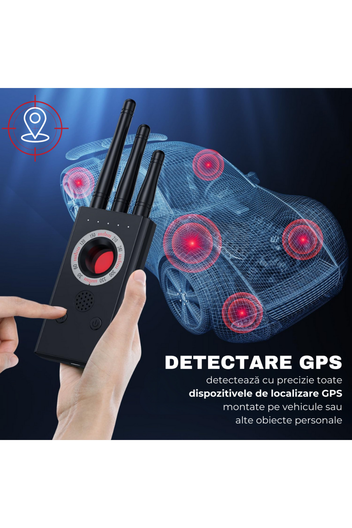 OEM-Hidden Camera Detector, Microphones, GPS Tracker, Voice Recorders, easyCTRL®, T16 3