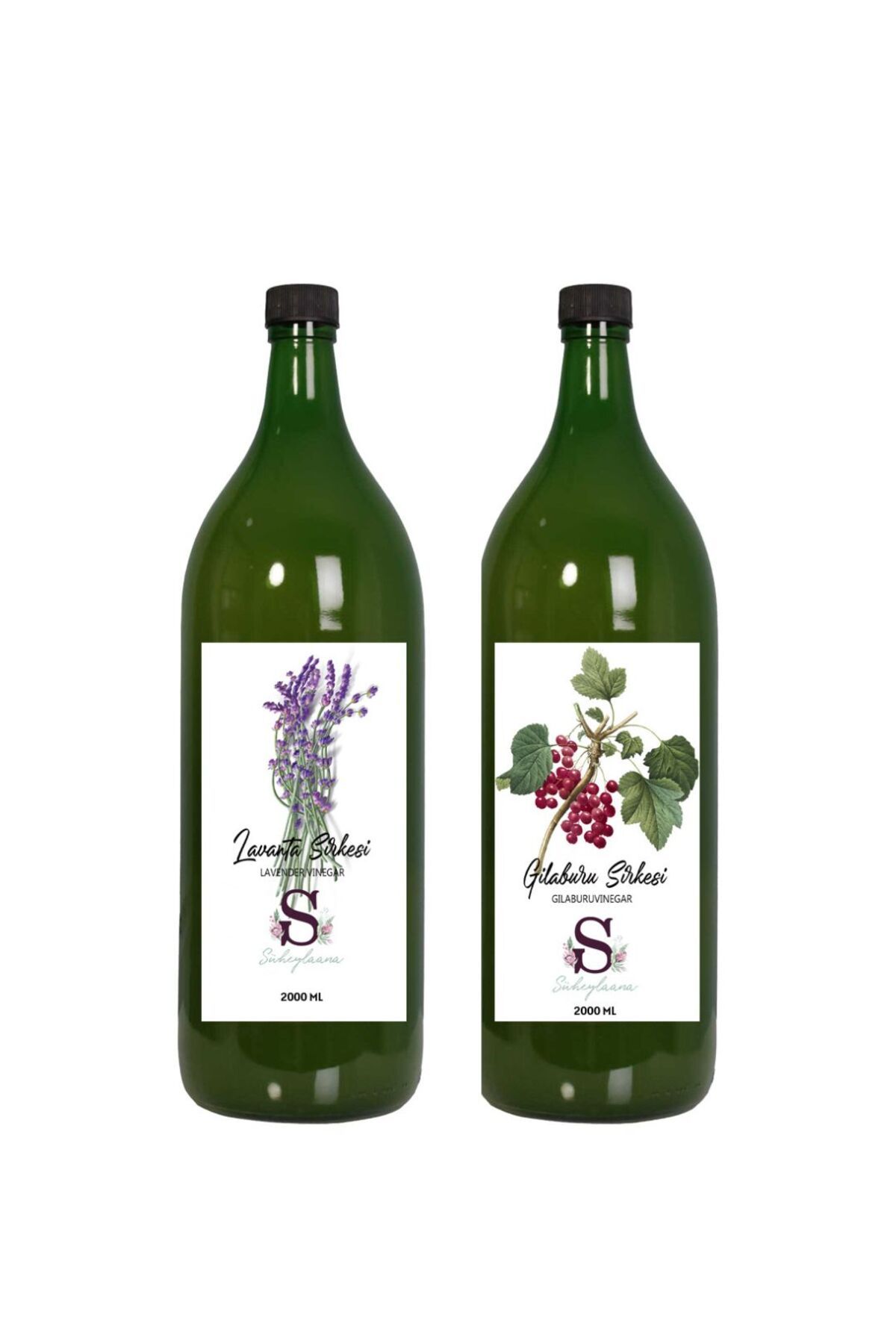 Süheylaana Doğal Lavanta Sirkesi 2000 Ml - Doğal Gilaburu Sirkesi 2000 Ml
