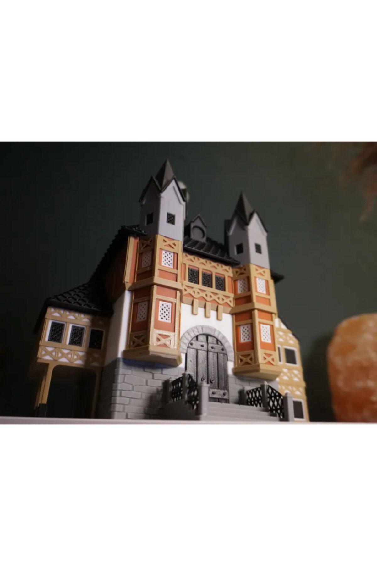 3d model s Orta Çağ Belediye Binası – 3D Miniatur Modeli