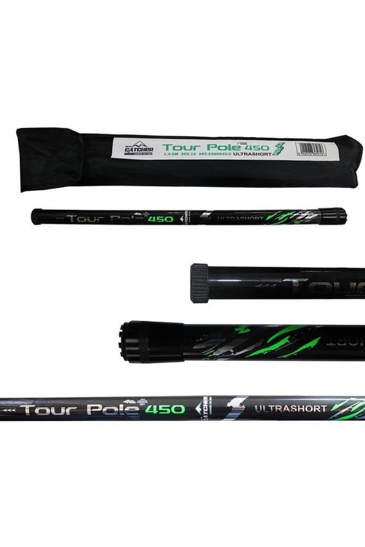 SOLANO FISHING ROTTA CATCHER TOUR SHORT POLE 4.50 MT KISA GÖL KAMIŞI