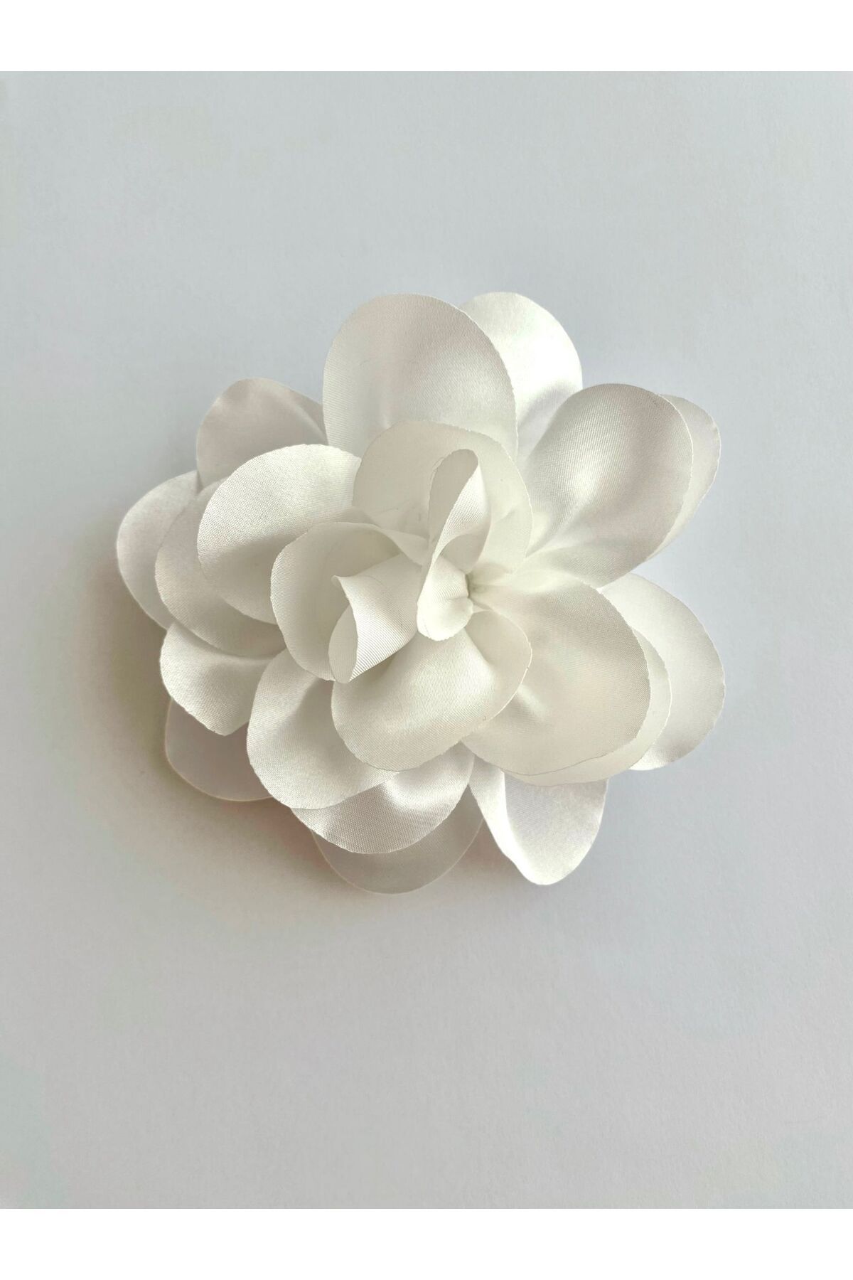 ELLE BROŞ Saten Kumaş Çiçek Broş( 11 Cm’dir)