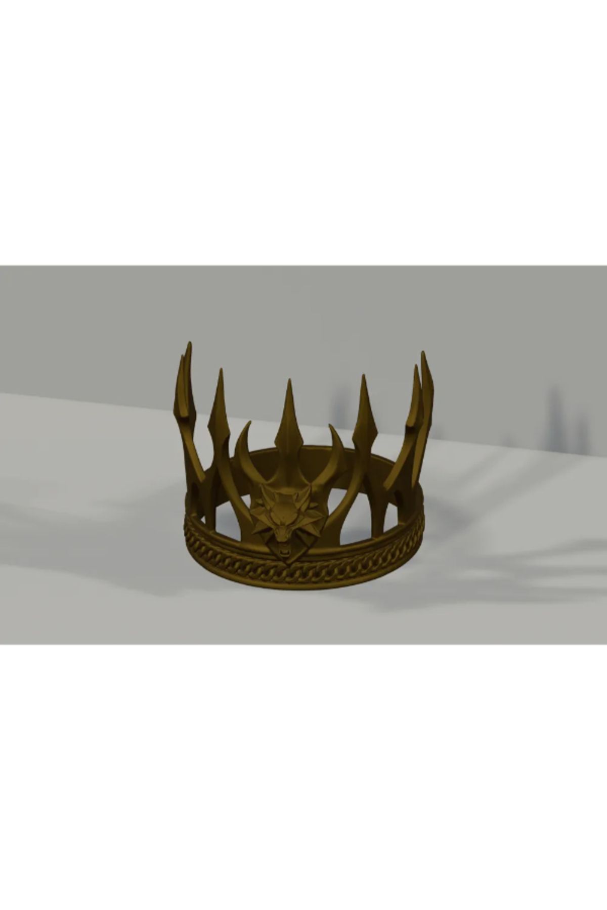 3d model s-Witcher Themed King's Crown – 3D Printing Collectible Accessory 4