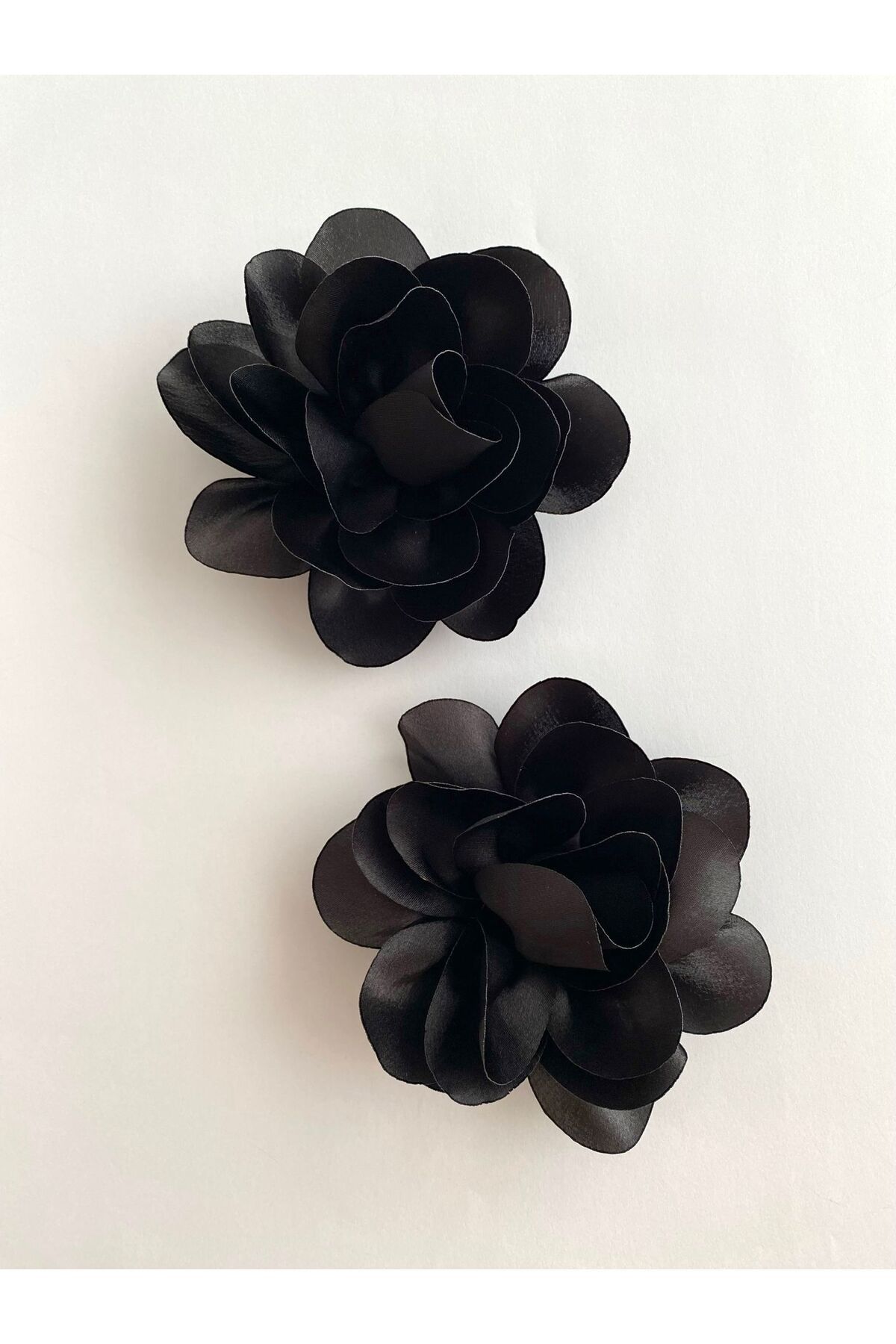 ELLE BROŞ Saten Kumaş Çiçek Broş ( 11 Cm’dir)