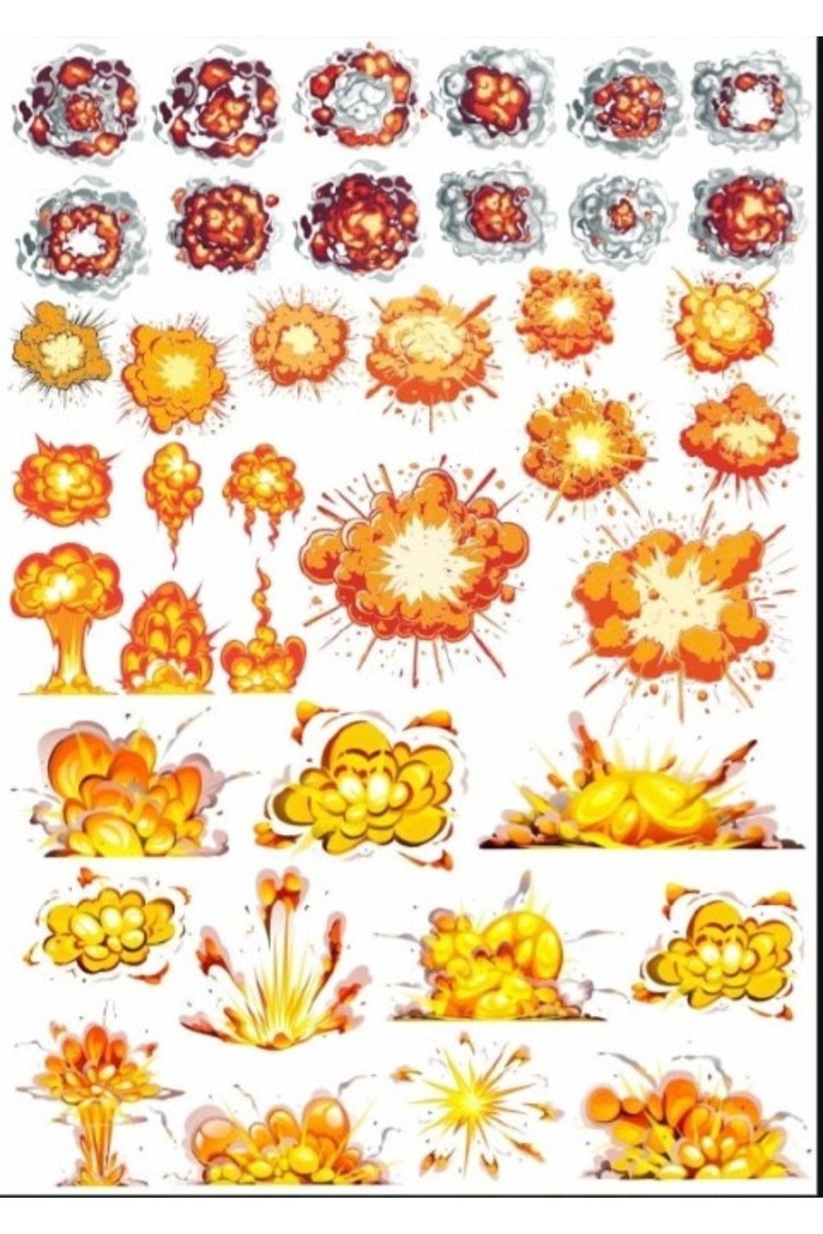Reysa Tasarım Ateş Sticker SEt