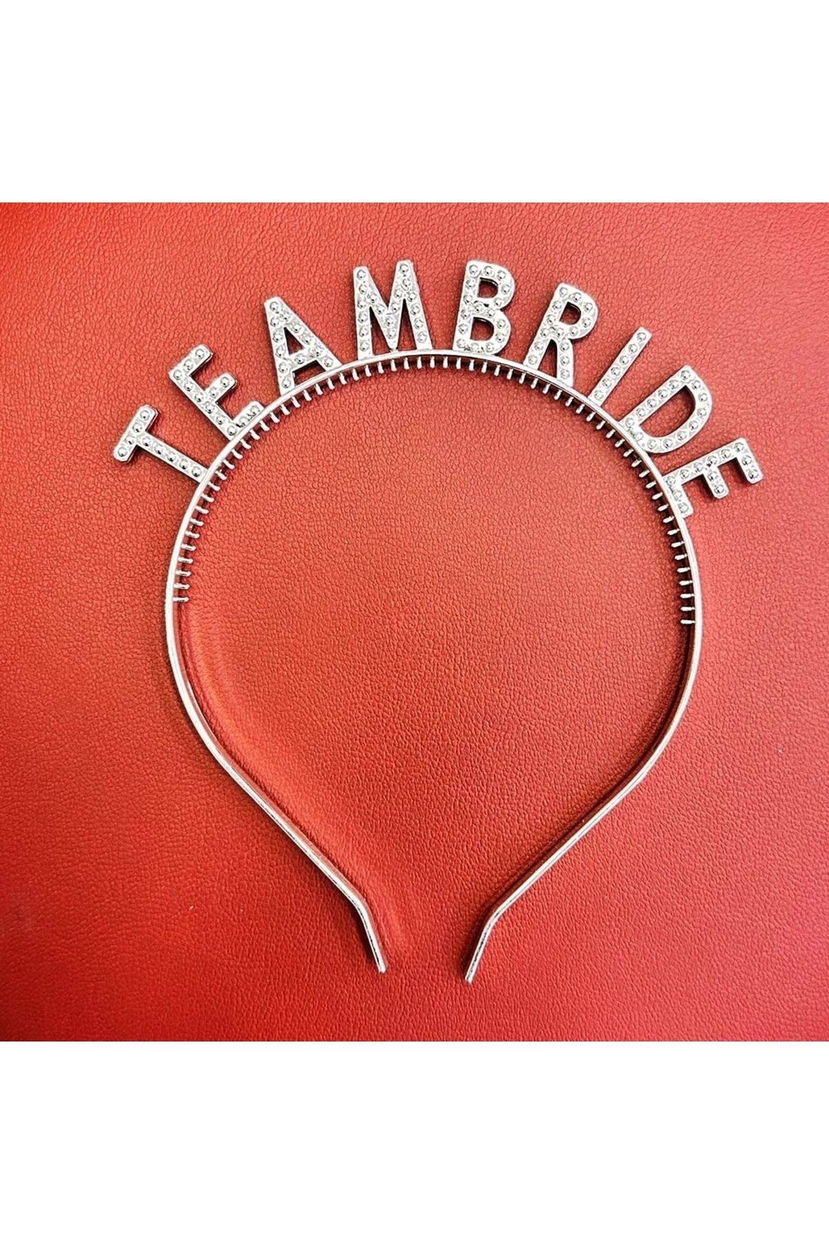 PRATİKOBA Gümüş Renk Team Bride Taç – Gelin ve Nedime Tacı