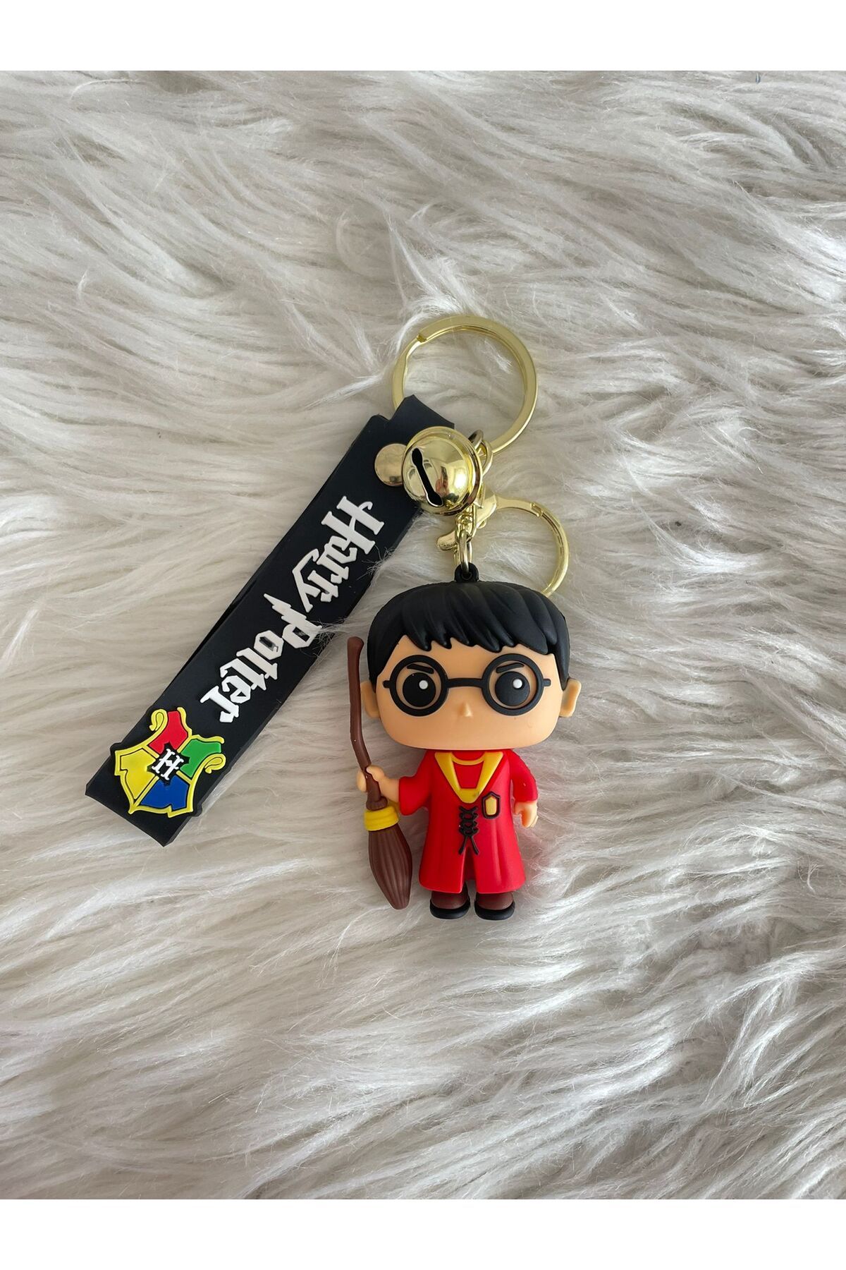 Minik Tutku Harry Potter Büyük Boy 3D Silikon Anahtarlık & Çanta Aksesuarı