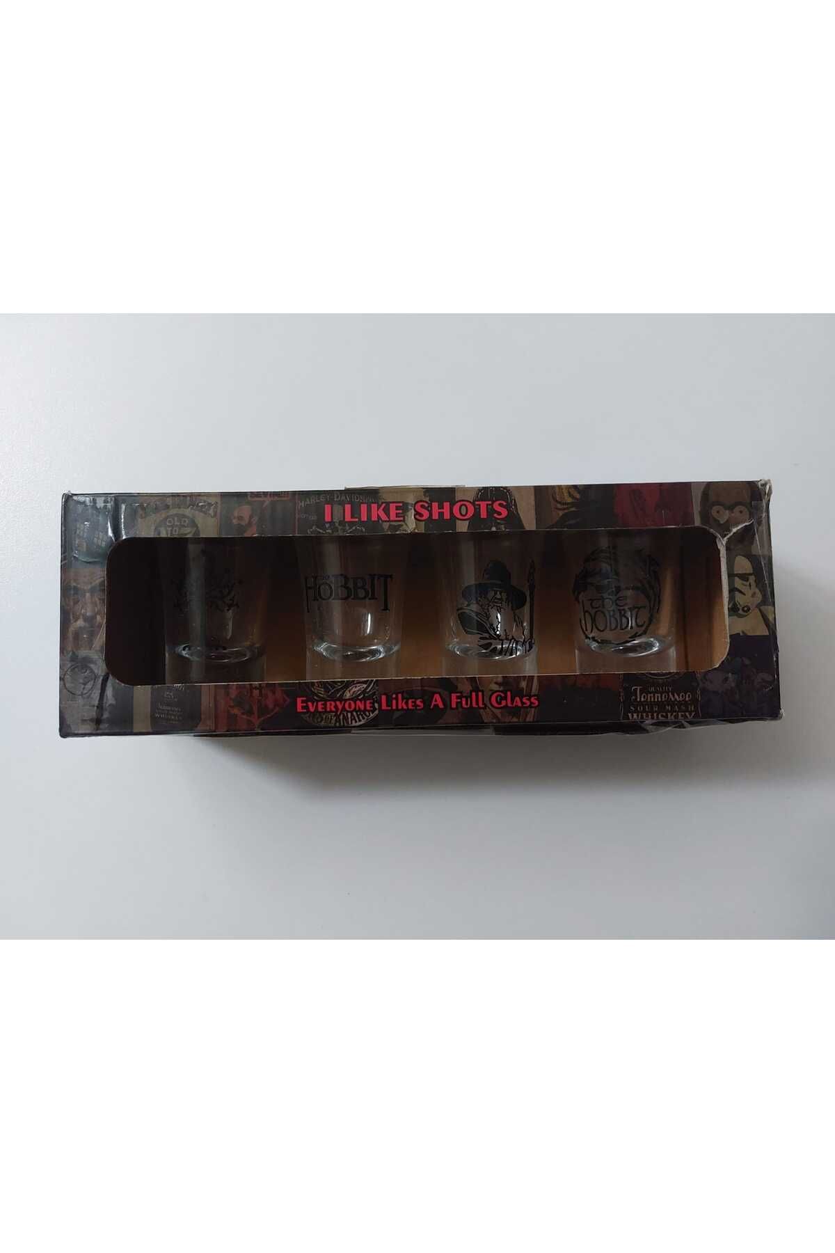 M.C Mini Shot Bardak Hobbit 4'lü Set