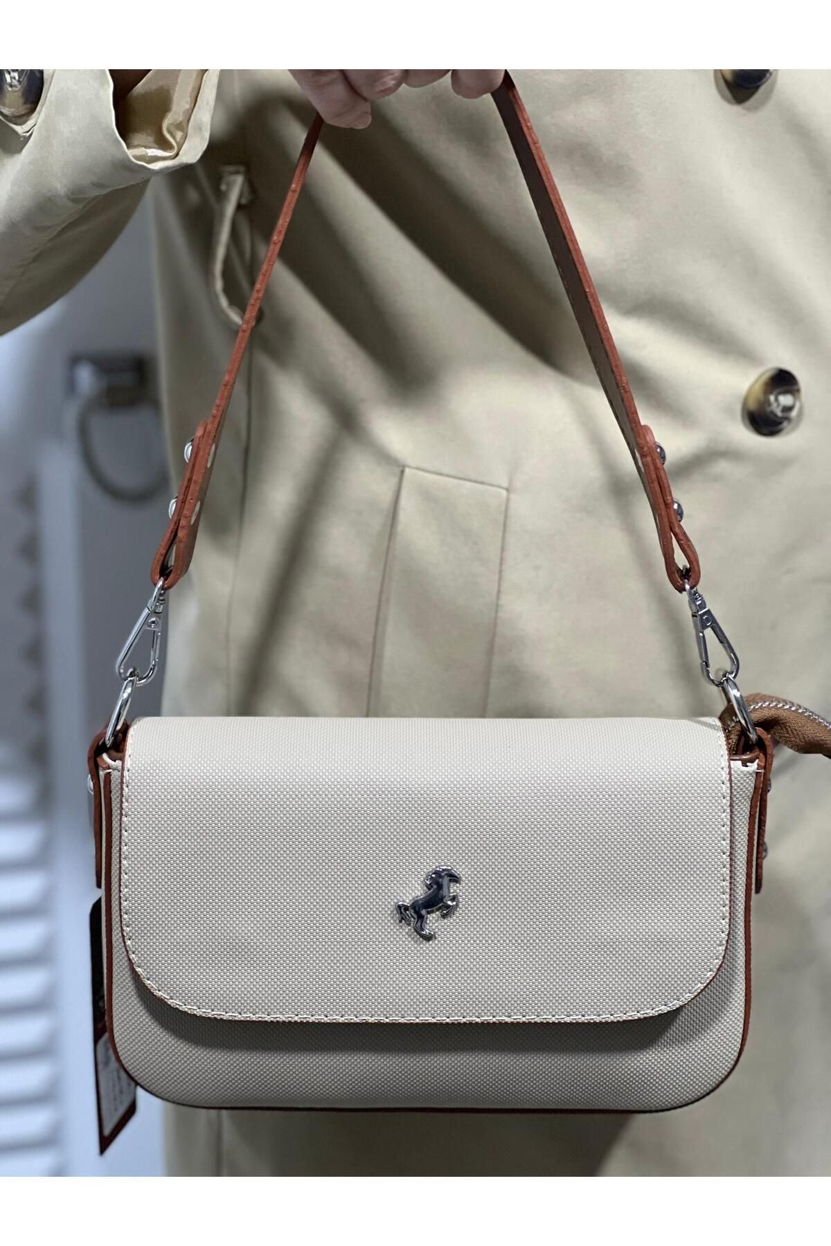 ST Bags Kadın Yeni Sezon Günlük Kullanım 3 Bölmeli Omuz Çanta