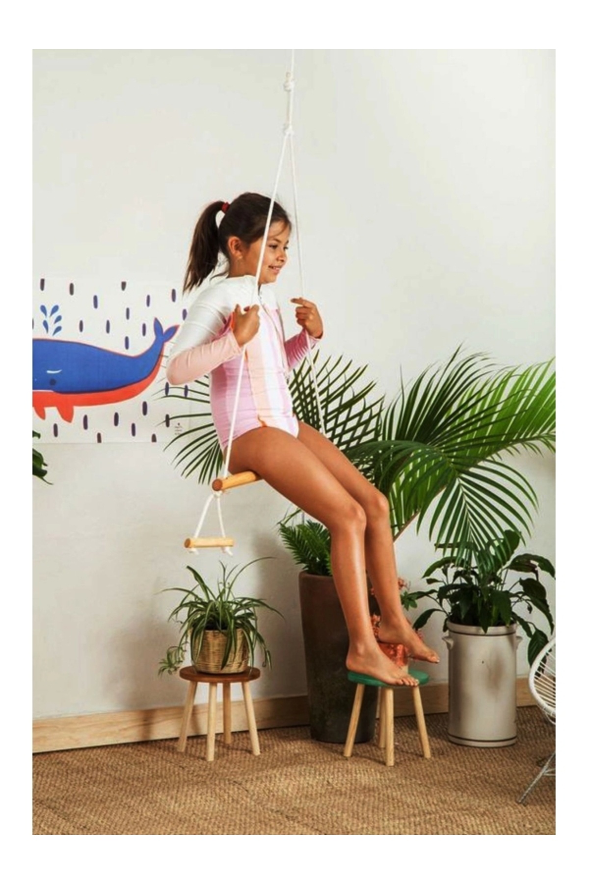 ÇAYLAR AVM Trapez Ahşap Duyusal Salıncak Çocuk Aktivite Jimnastik Yoga Gelişim Salıncağı Sağlam Güçlü fotoğrafı 7 (önizleme)