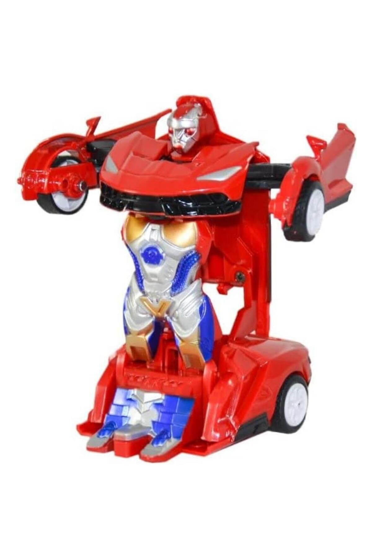 estevia Lamborgini - Robot Dönüşen Araba - 668-2 - Kırmızı Yeni!!!