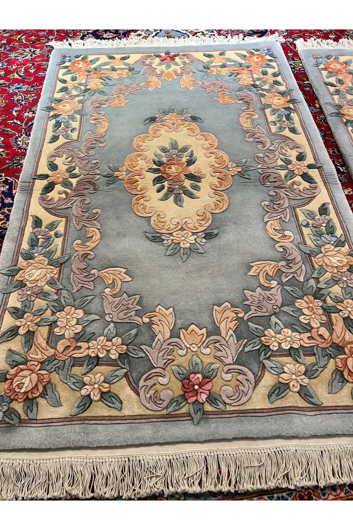 RD RAMAZAN DAĞ EL HALI SANATI El Dokuma Kabartmalı Çin Halısıdır Mükemmel Ürün Ebat 173x108