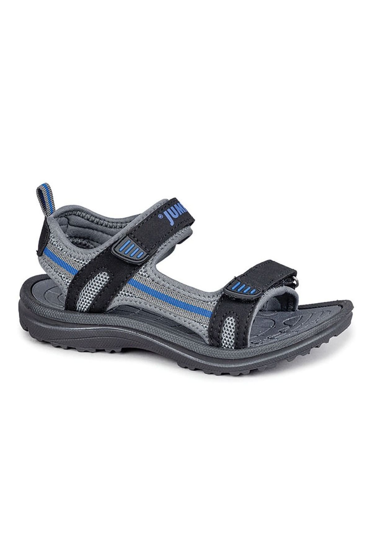 Jump 30068 Erkek Çocuk Siyah Hafif Rahat Sandalet