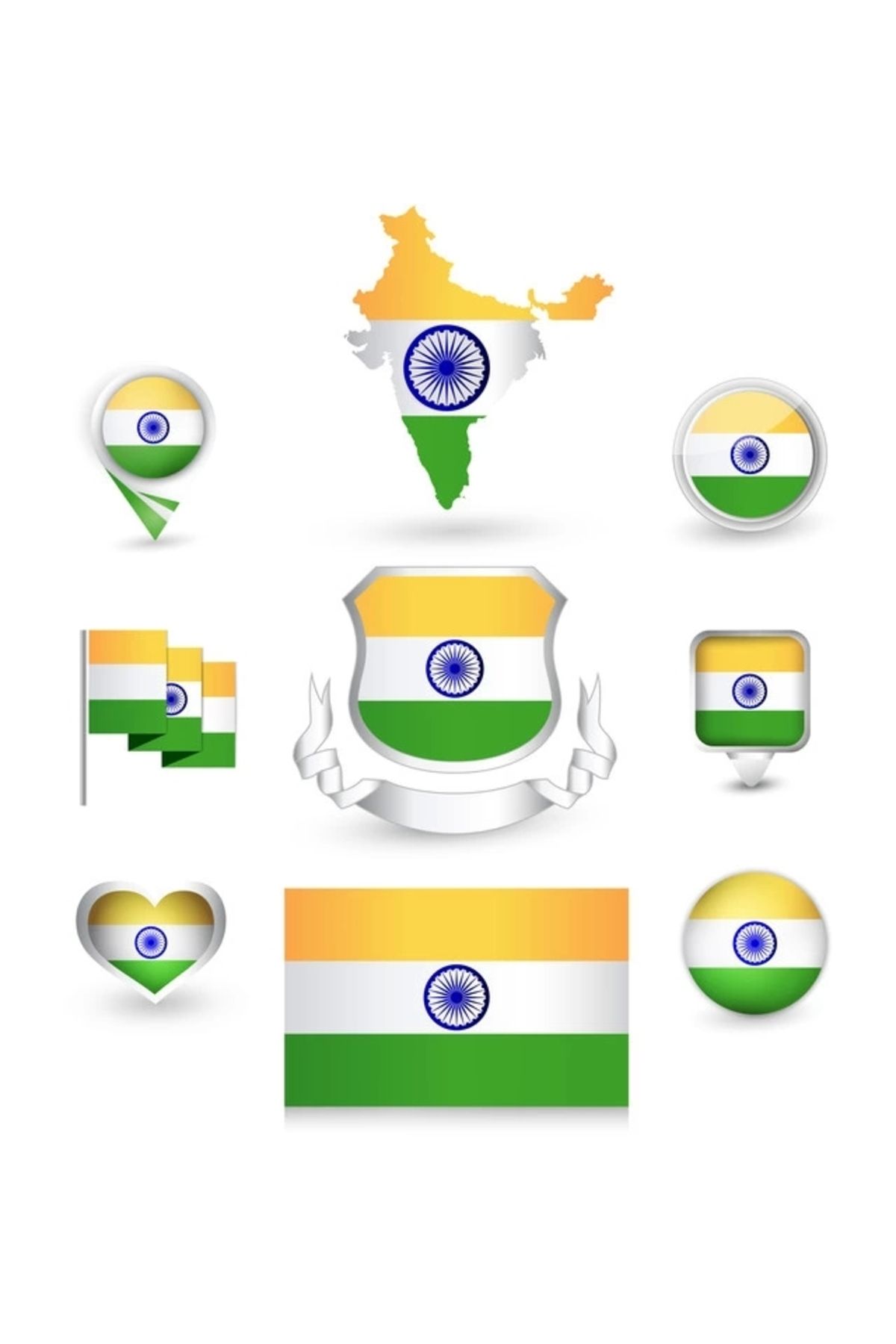 Reysa Tasarım Hindistan Sticker Set