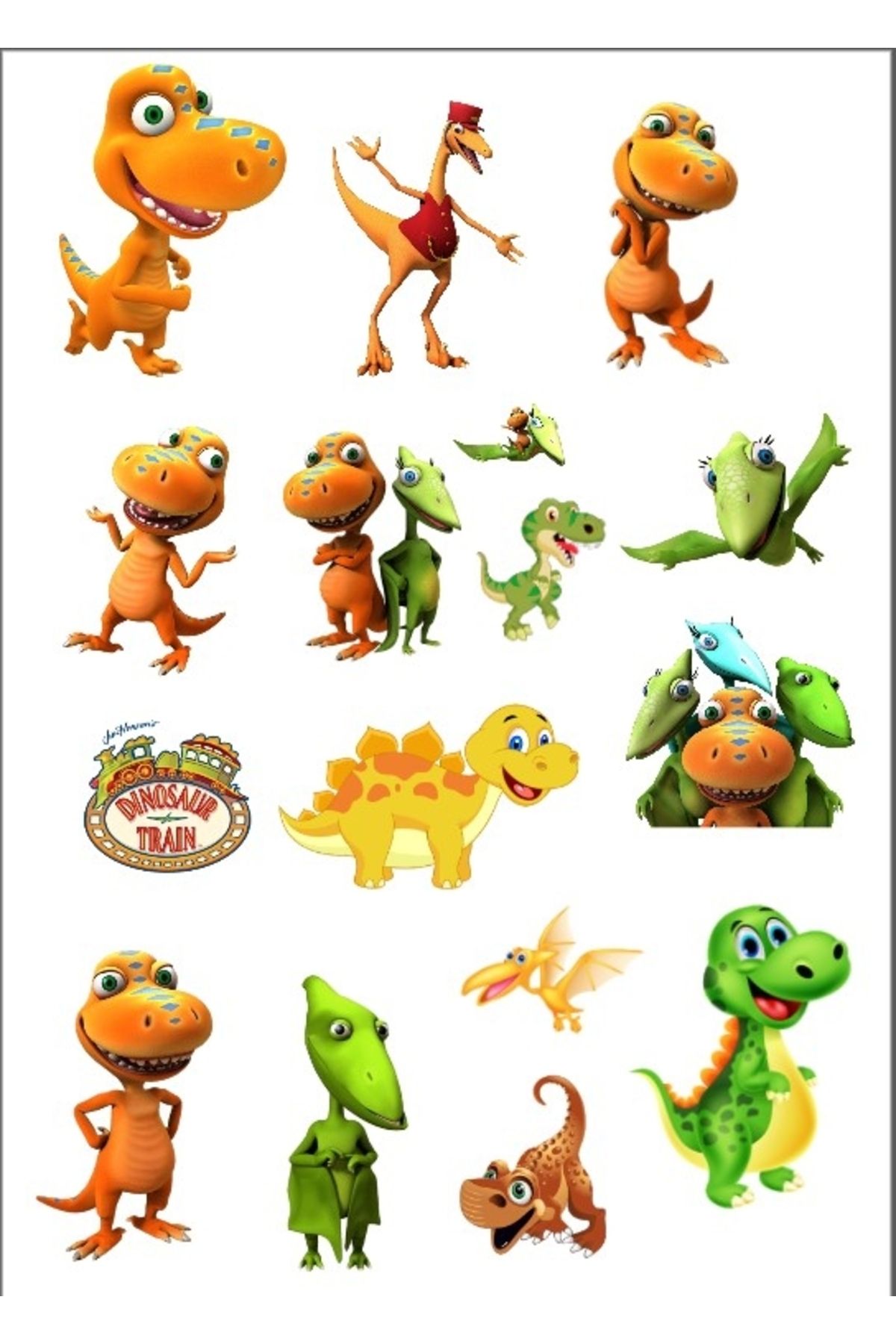 Reysa Tasarım Dinazor Sticker SEt