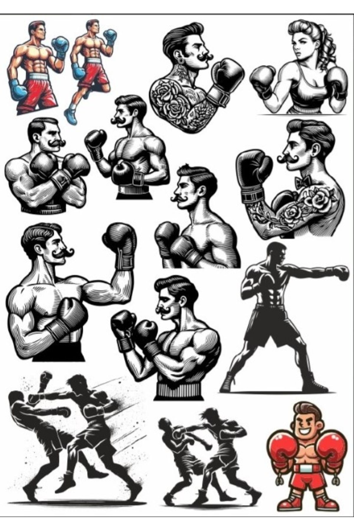 Reysa Tasarım Boksör Sticker Set
