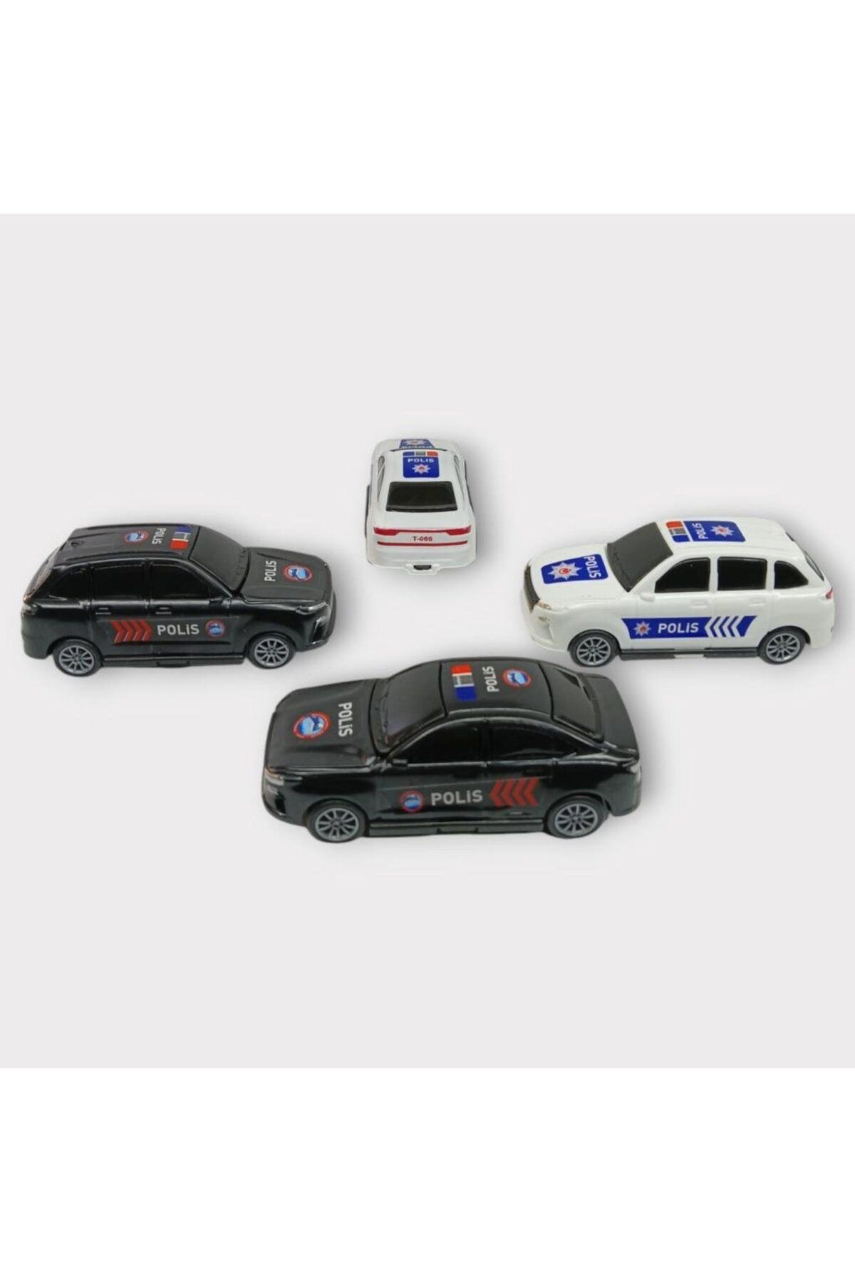 estevia Çek Bırak Togg Polis Arabası - 4Lü Set Yeni!!!