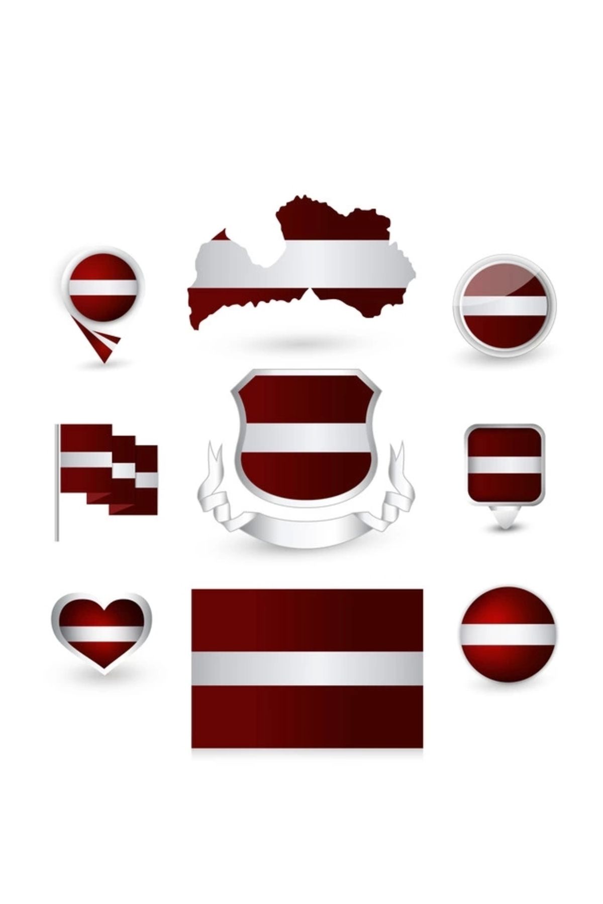Reysa Tasarım Avusturya Sticker Set