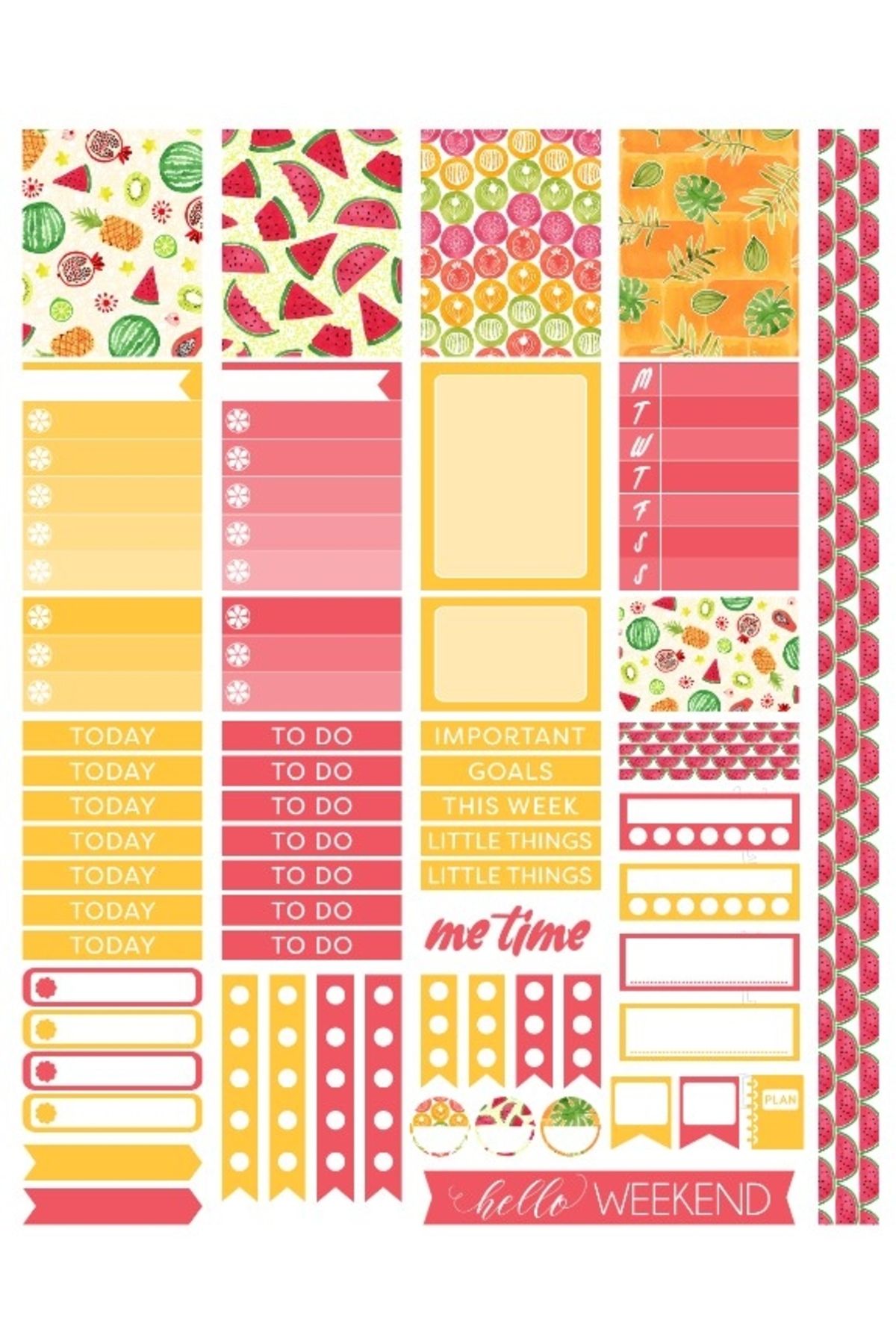 Reysa Tasarım Planner Sticker Set
