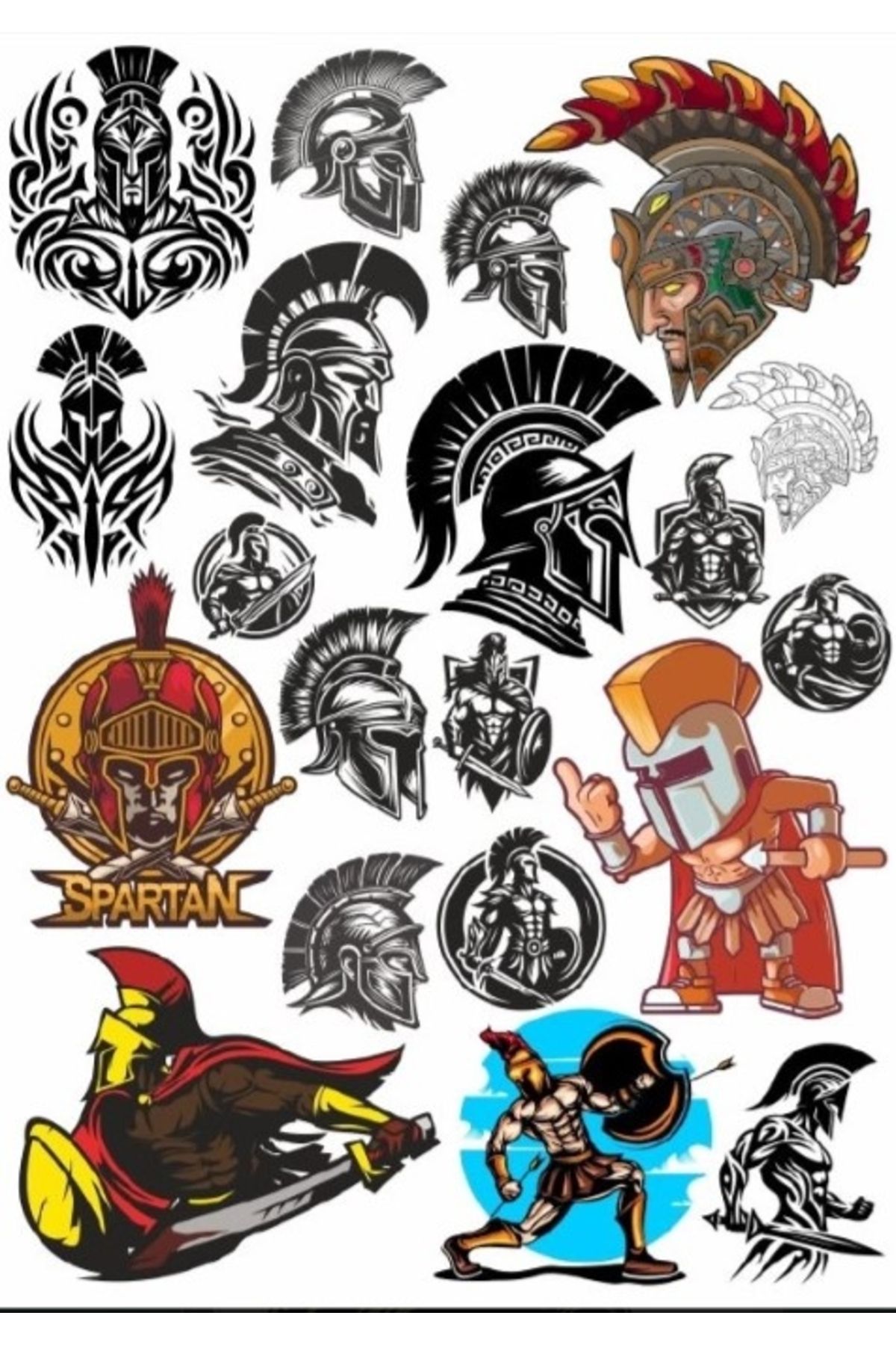 Reysa Tasarım Spartalı Sticker Set