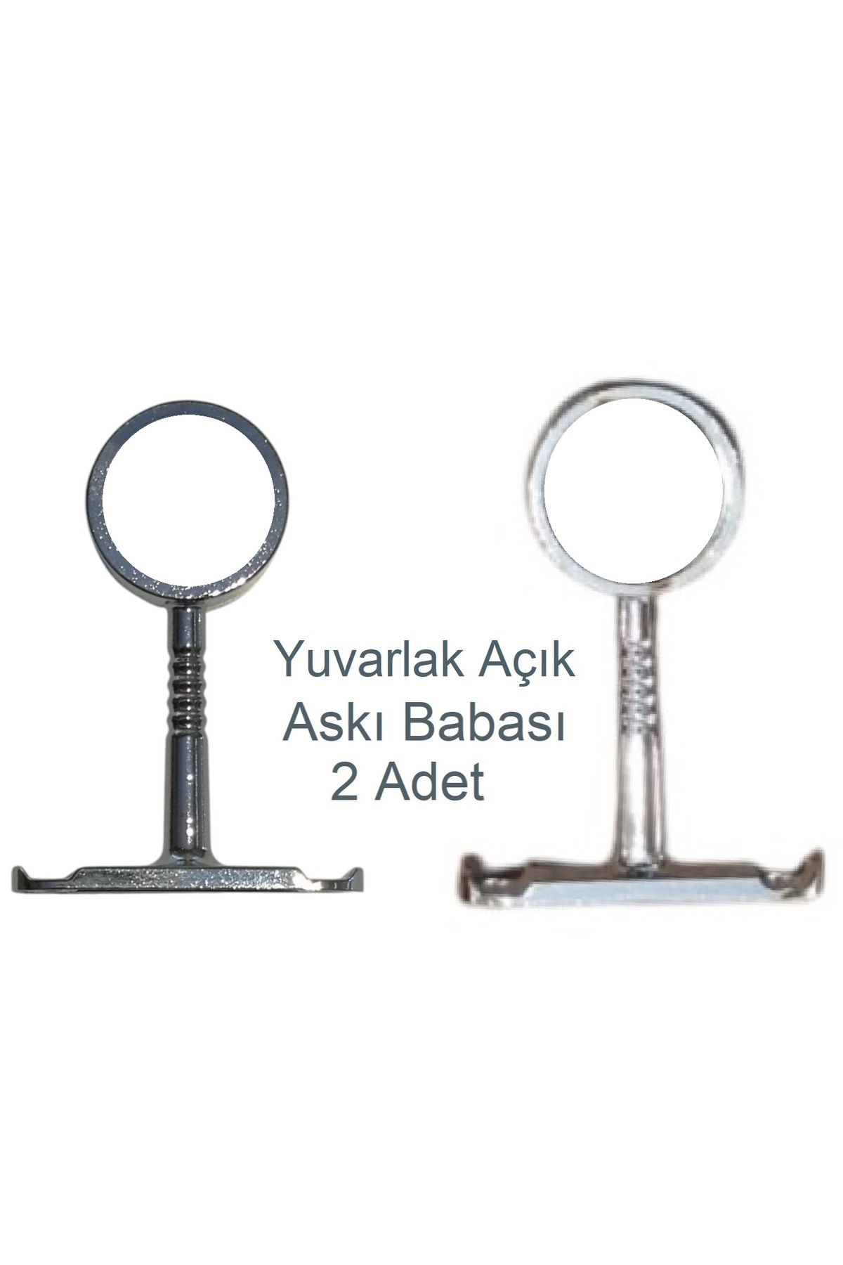 Adilon Yuvarlak Askı Babası Açık (2 Adet)