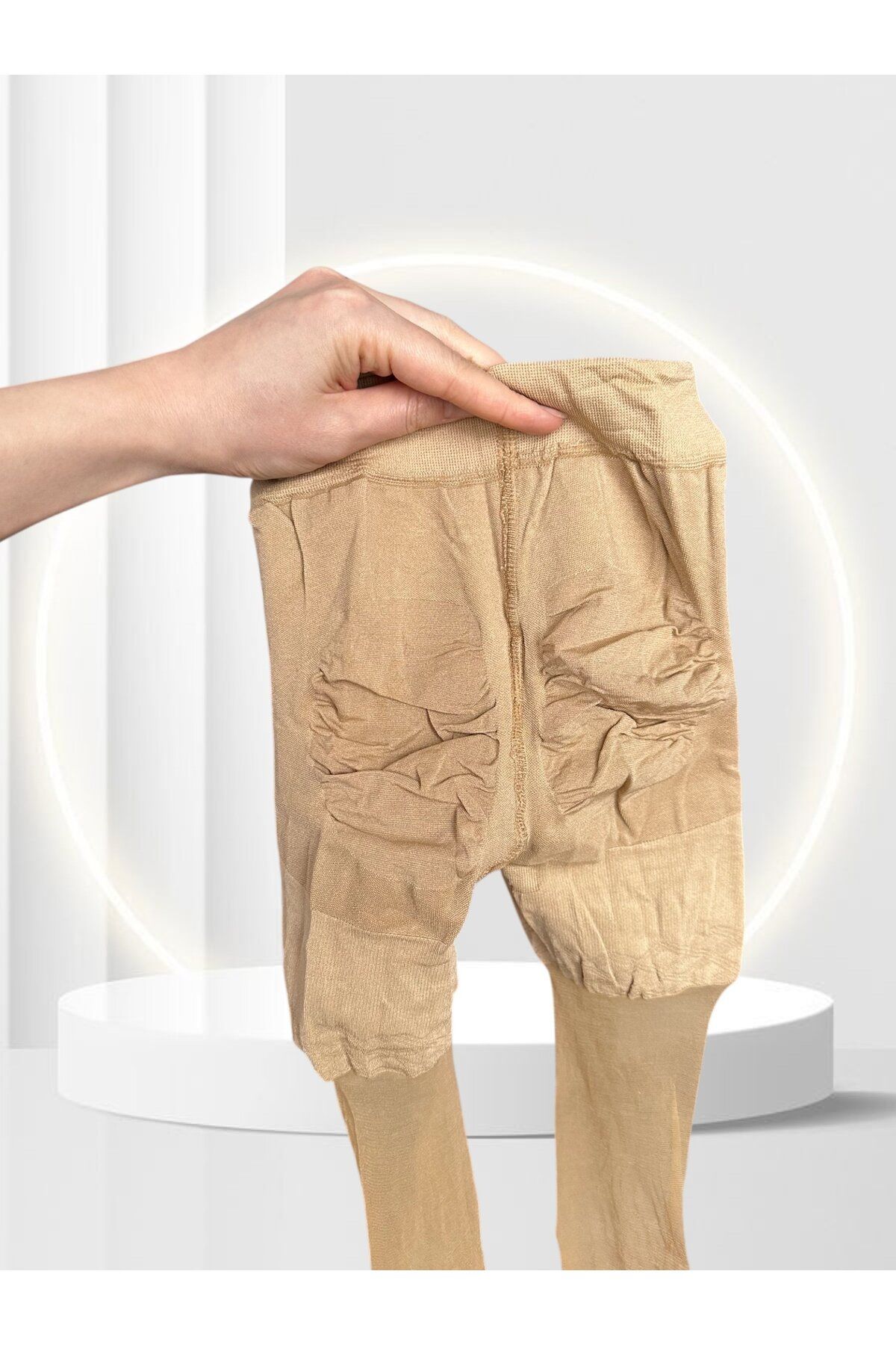 İntive Lingerie Intive 20 Den Pop-up Lift-up Shape Korseli Yarı Parlak Külotlu Çorap