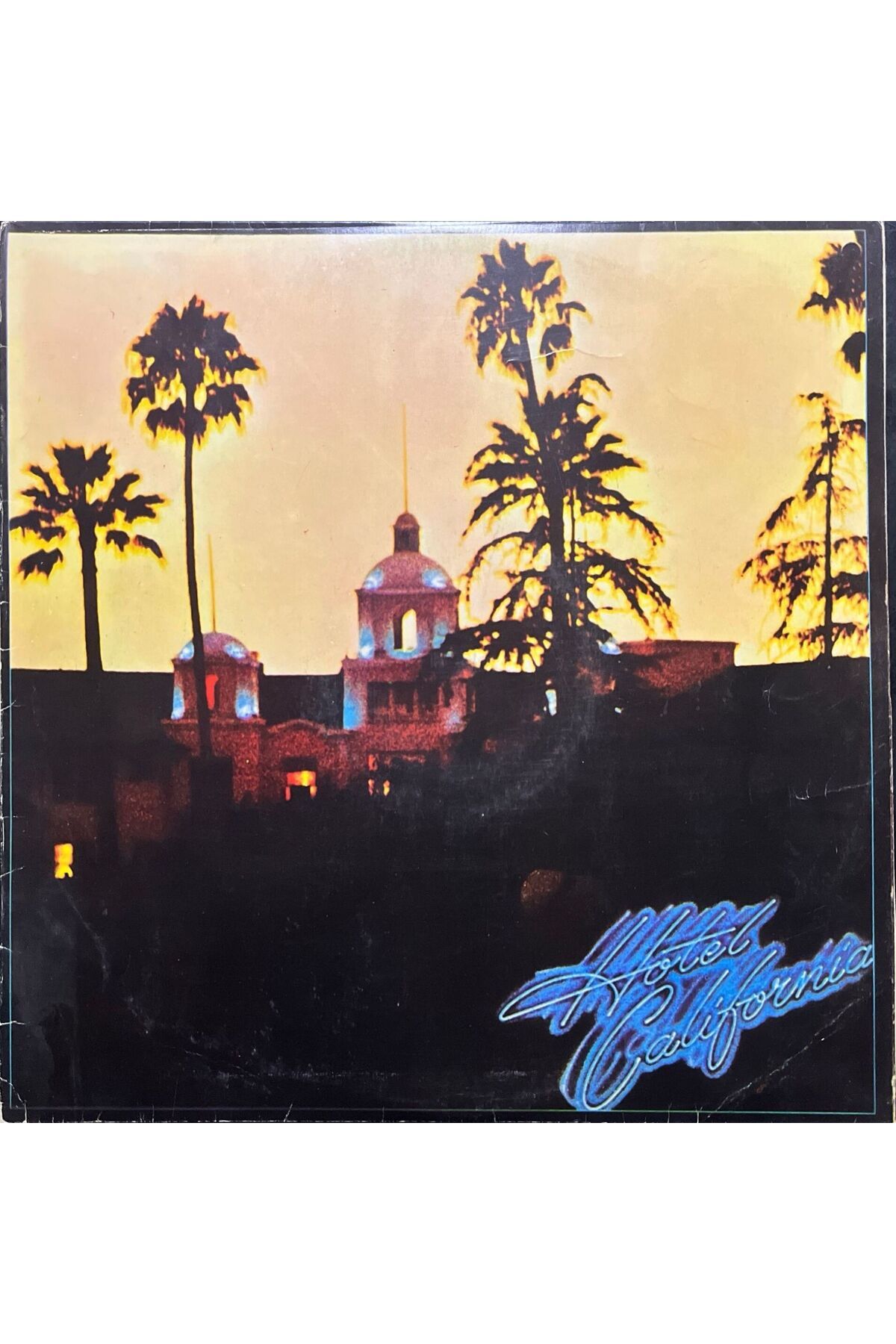 Plak İstasyonu Eagles Hotel California Dönem Baskı LP Plak