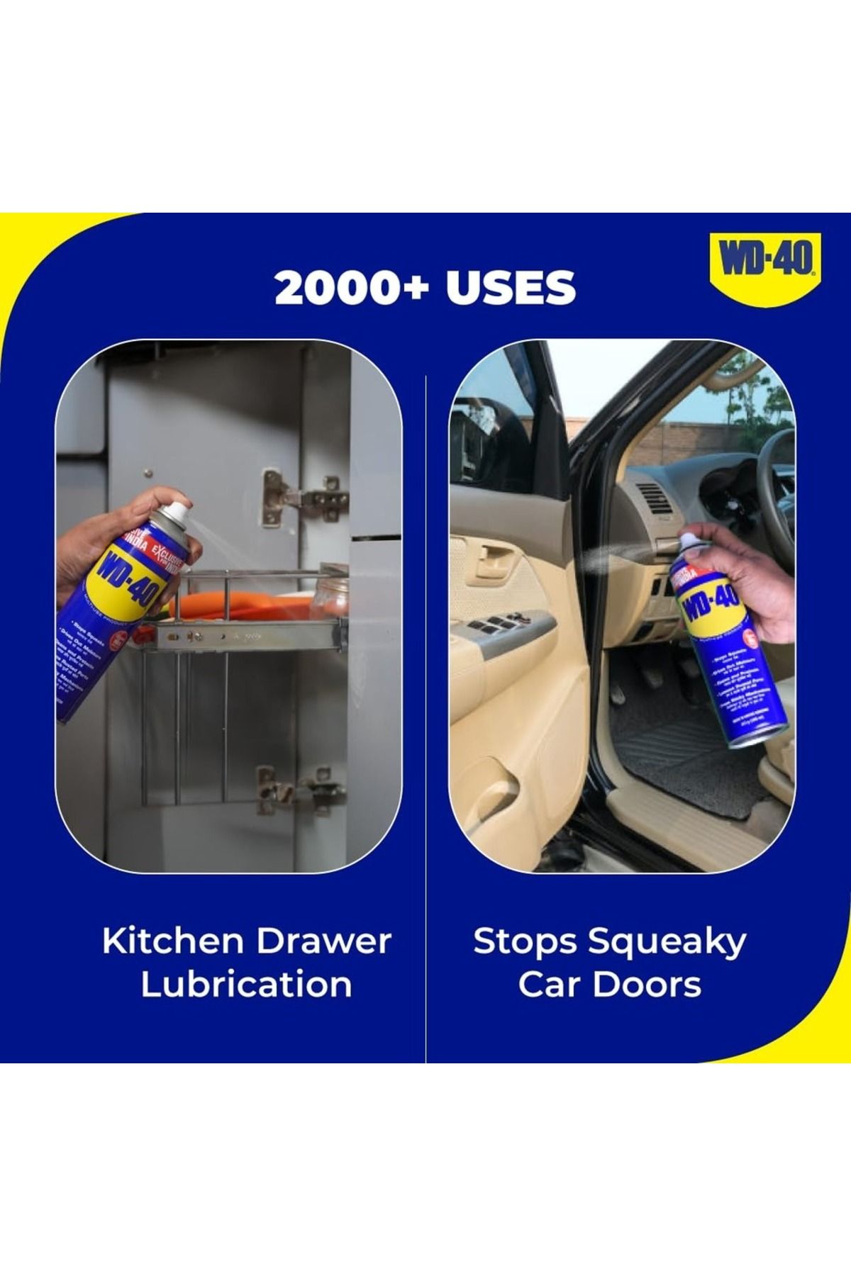 WD-40-Multipurpose Spray, Rust Remover, Cleans Bike Chains, Hinge Lubricant, Loosens Jammed Parts 6
