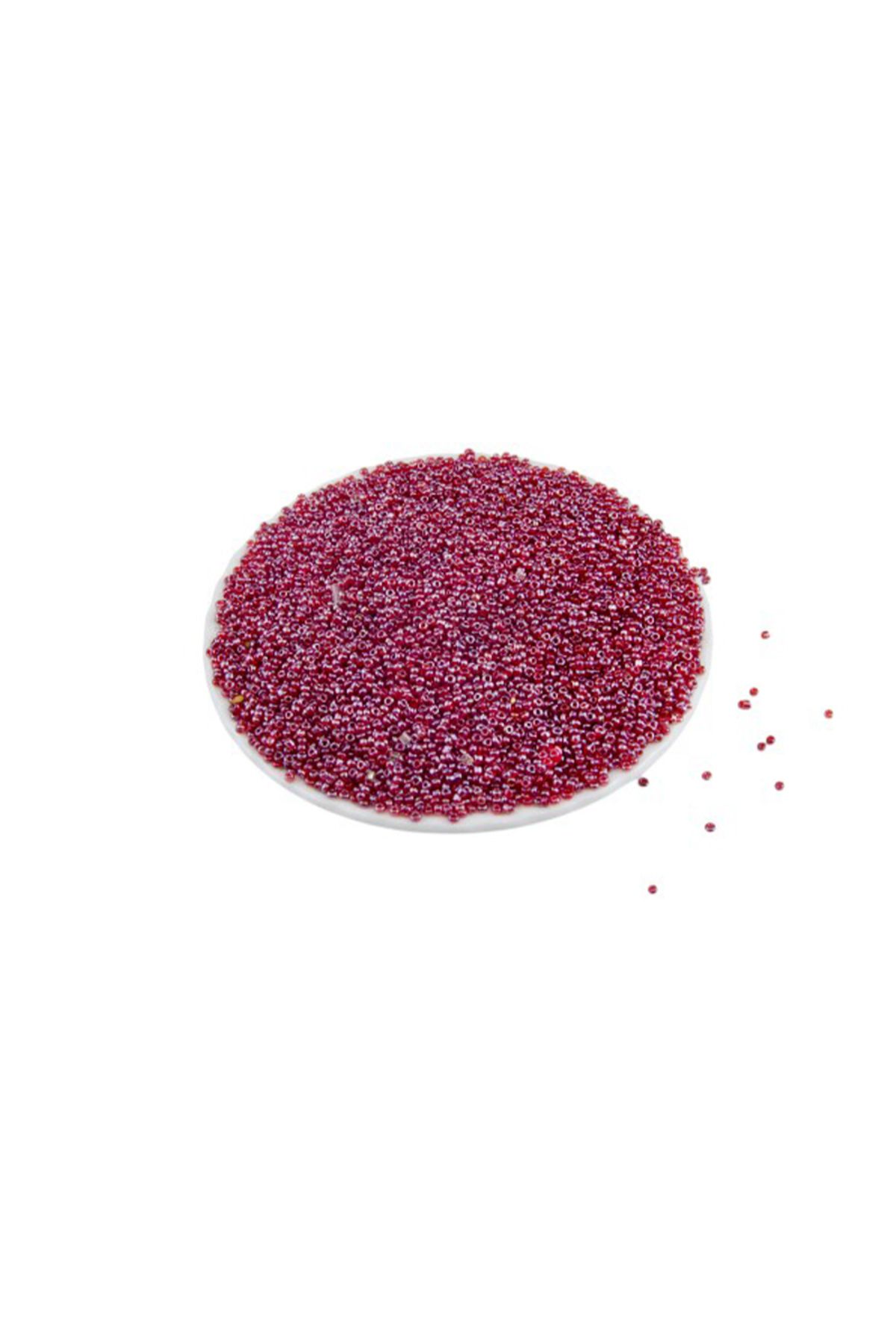 Serhat Aksesuar ve El İşçilik Orta Kırmızı (11/0) 2 mm Kum Boncuğu 100 gr