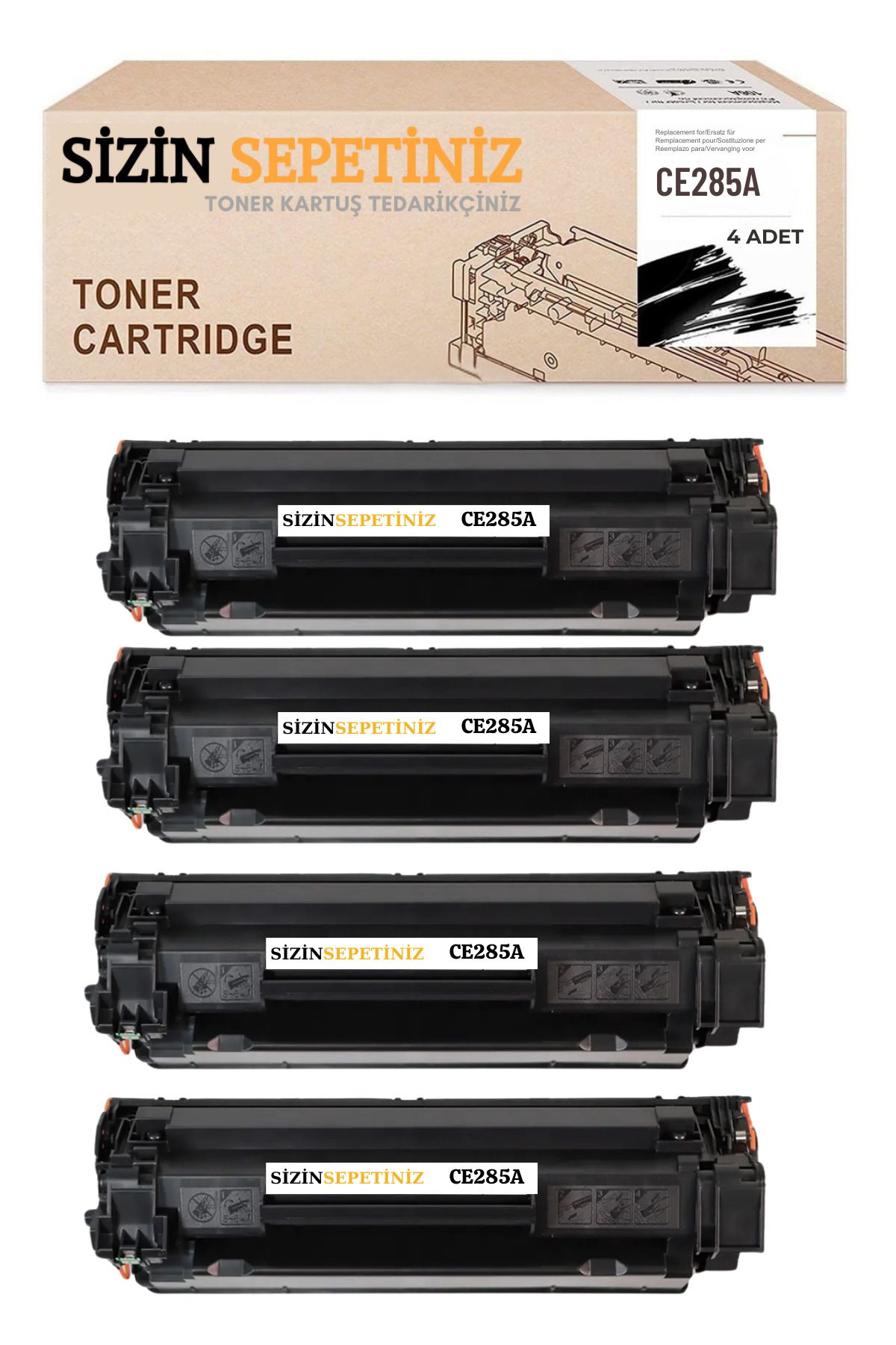 HP 85A -35A Toner HP Pro P1102 P1102W P1109w P1505 MFP M1212nf M1217nfw 4 LÜ