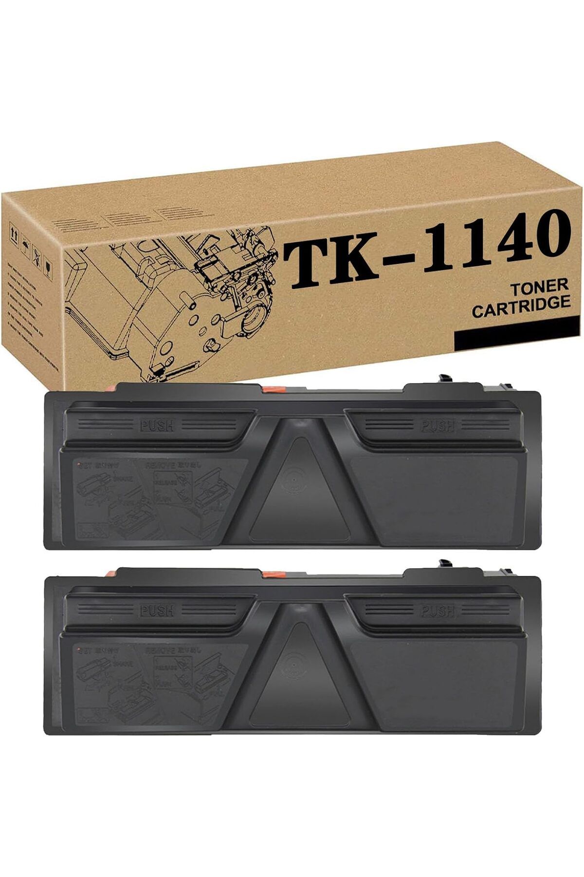 KYOCERA Fs 1035, 1135, M2035, M2535 / Tk1140 / Muadil Siyah Toner 2 ADET