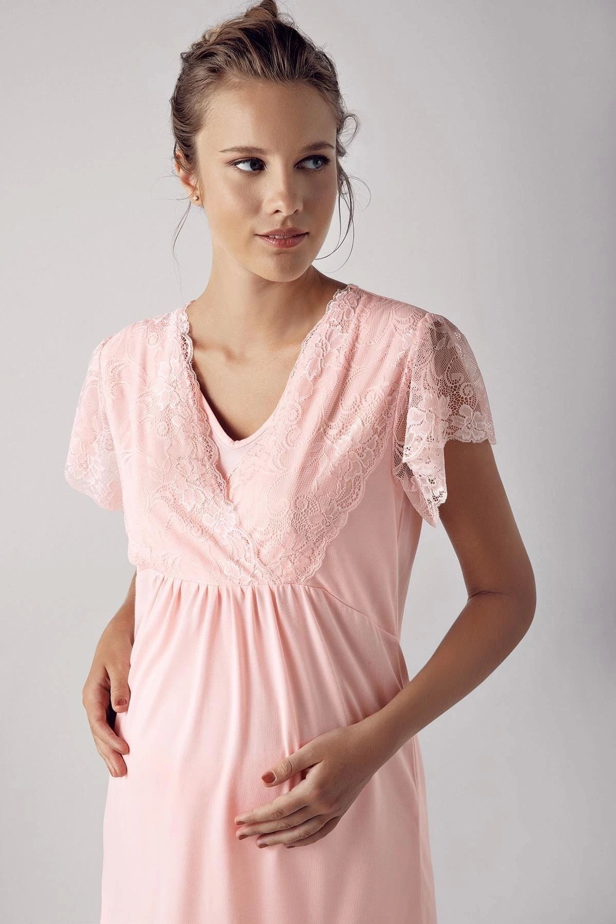 GiyimCity Kısa Kol Lohusa Pijama Takımı